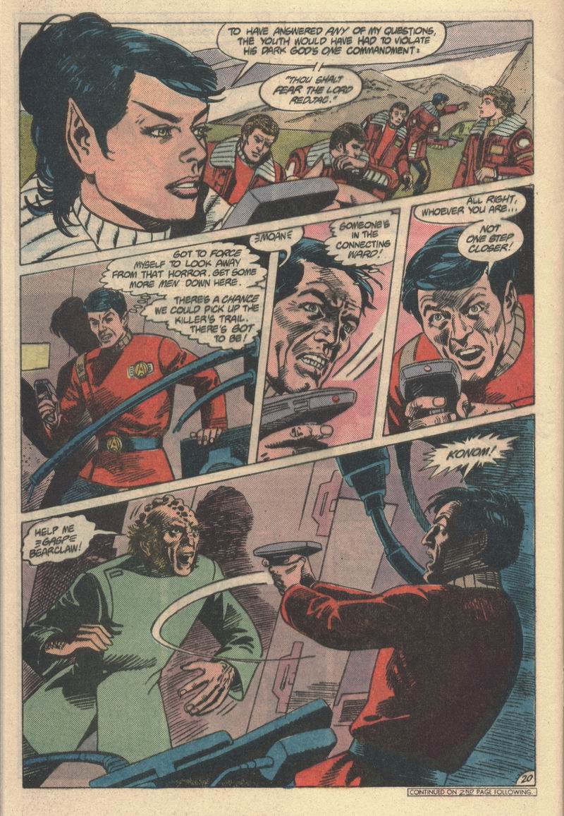Read online Star Trek (1984) comic -  Issue #22 - 21