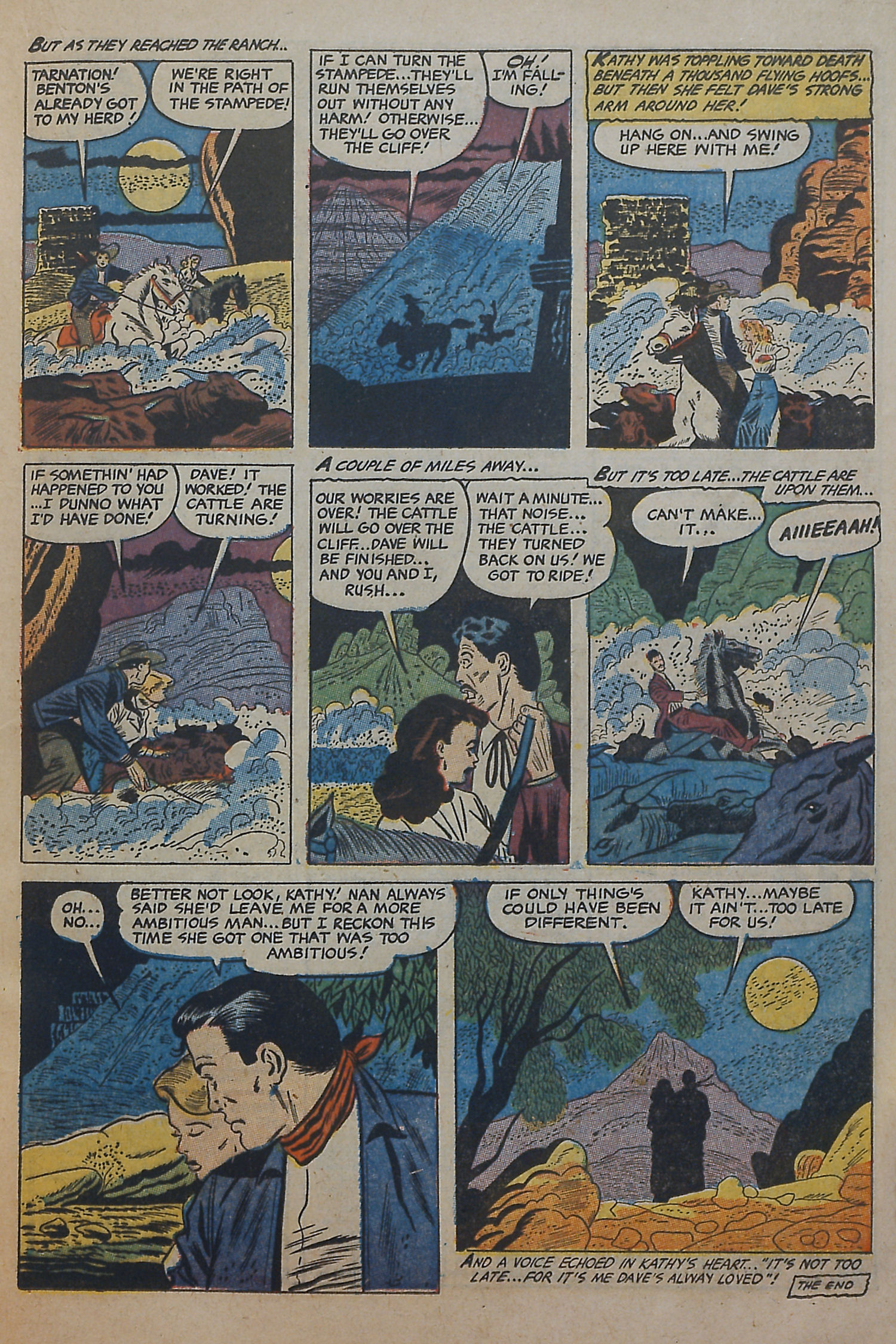 Read online Cowgirl Romances (1950) comic -  Issue #10 - 17