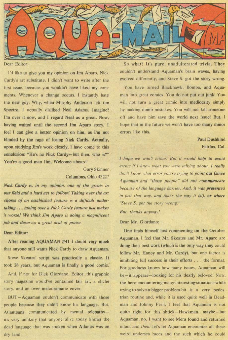 Aquaman (1962) Issue #43 #43 - English 32