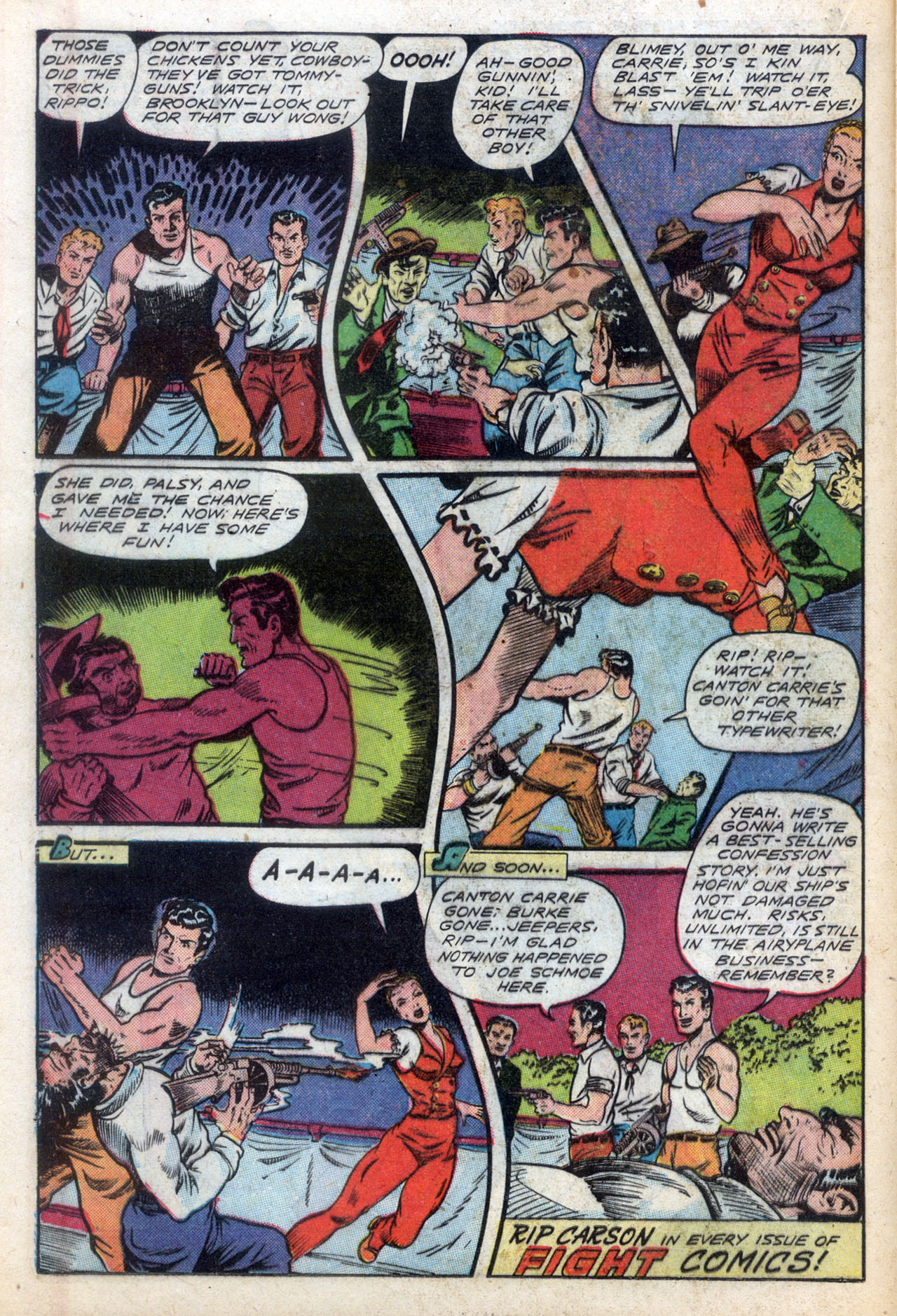 Read online Fight Comics comic -  Issue #58 - 20