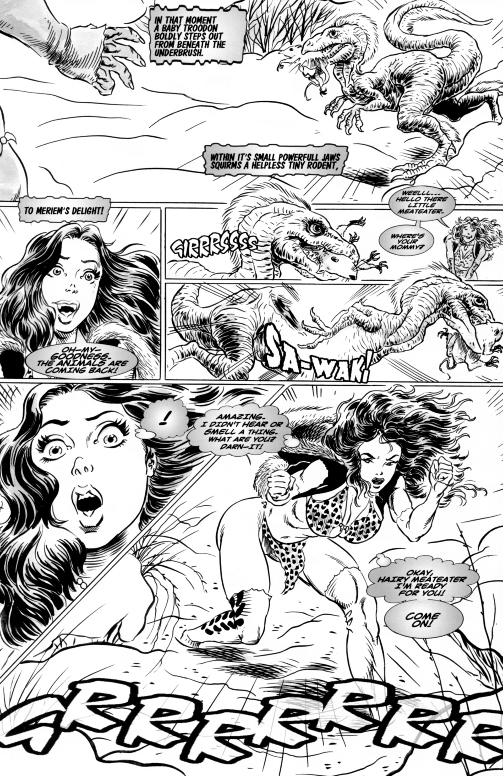 Read online Cavewoman: Snow comic -  Issue #4 - 15