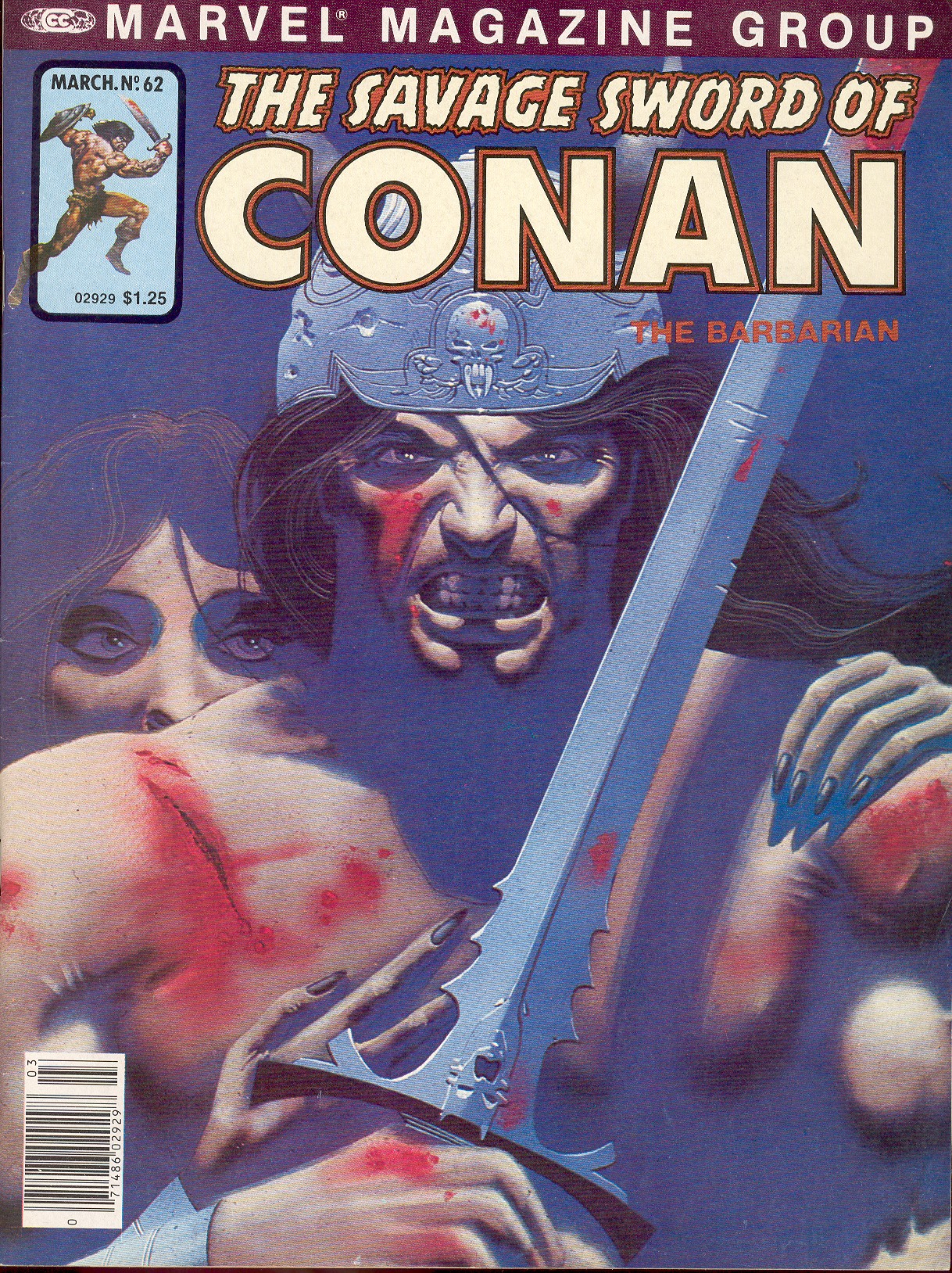 Read online The Savage Sword Of Conan comic -  Issue #62 - 1