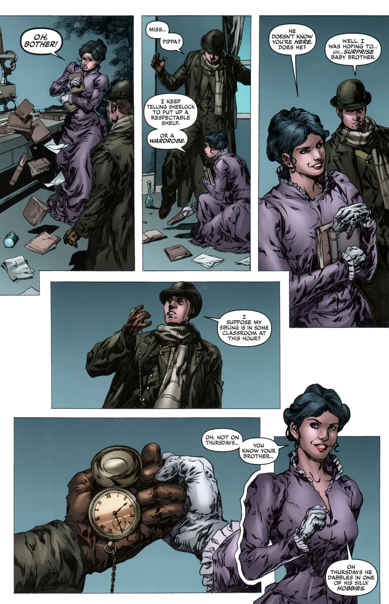 Read online Sherlock Holmes: Year One comic -  Issue #2 - 16
