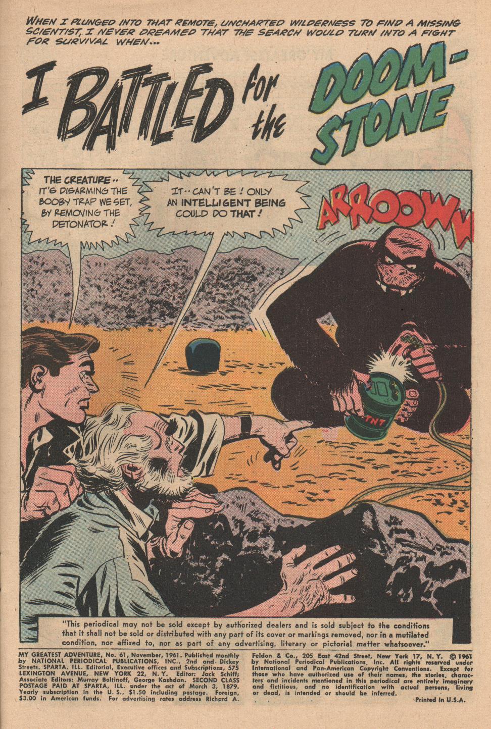 Read online My Greatest Adventure comic -  Issue #61 - 3