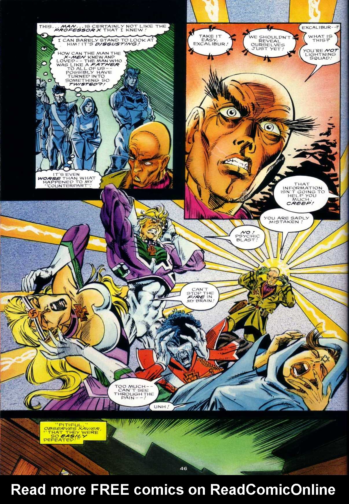 Read online Marvel Graphic Novel comic -  Issue #66 - Excalibur - Weird War III - 45
