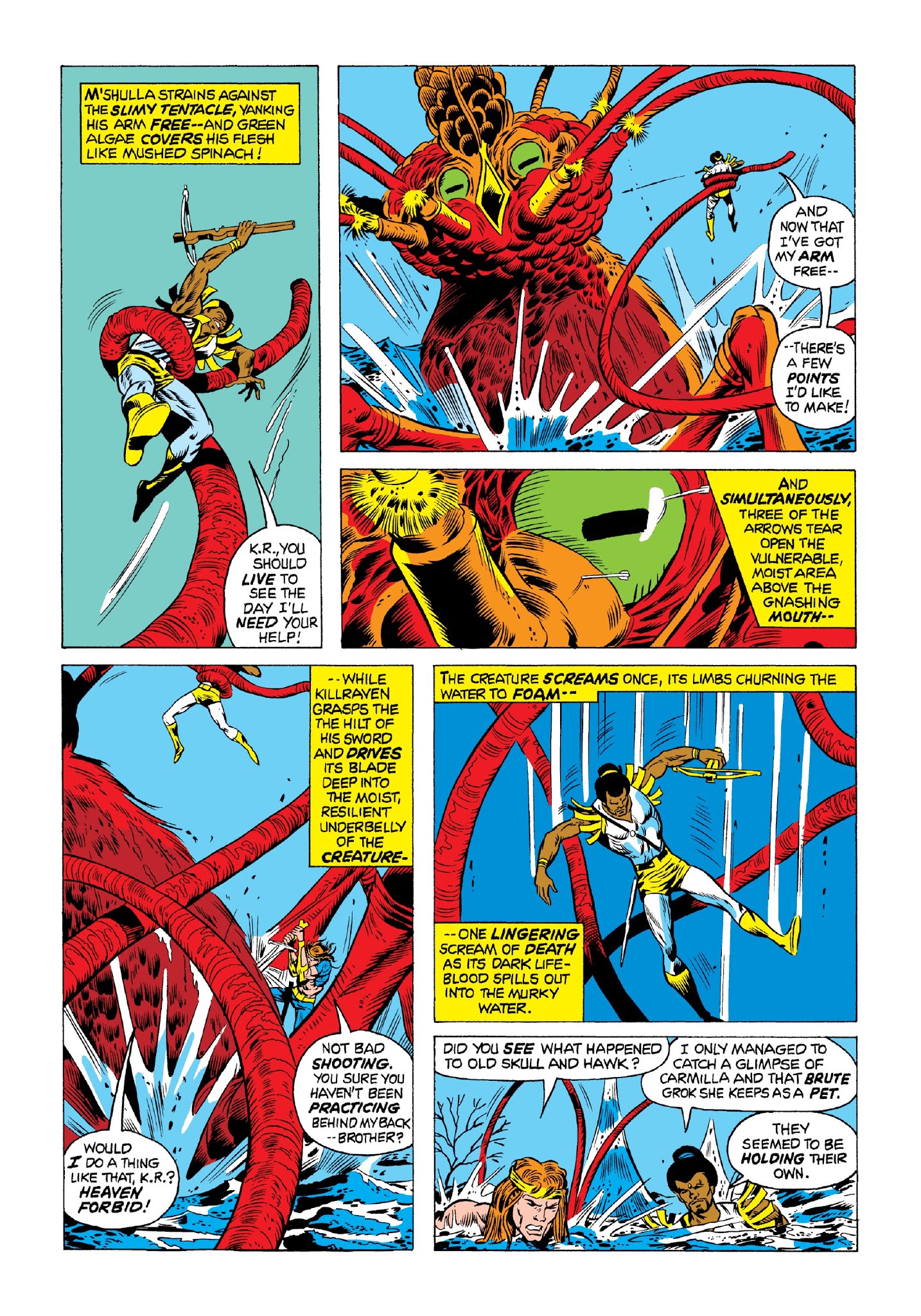 Read online Marvel Masterworks: Killraven comic -  Issue # TPB 1 (Part 1) - 99