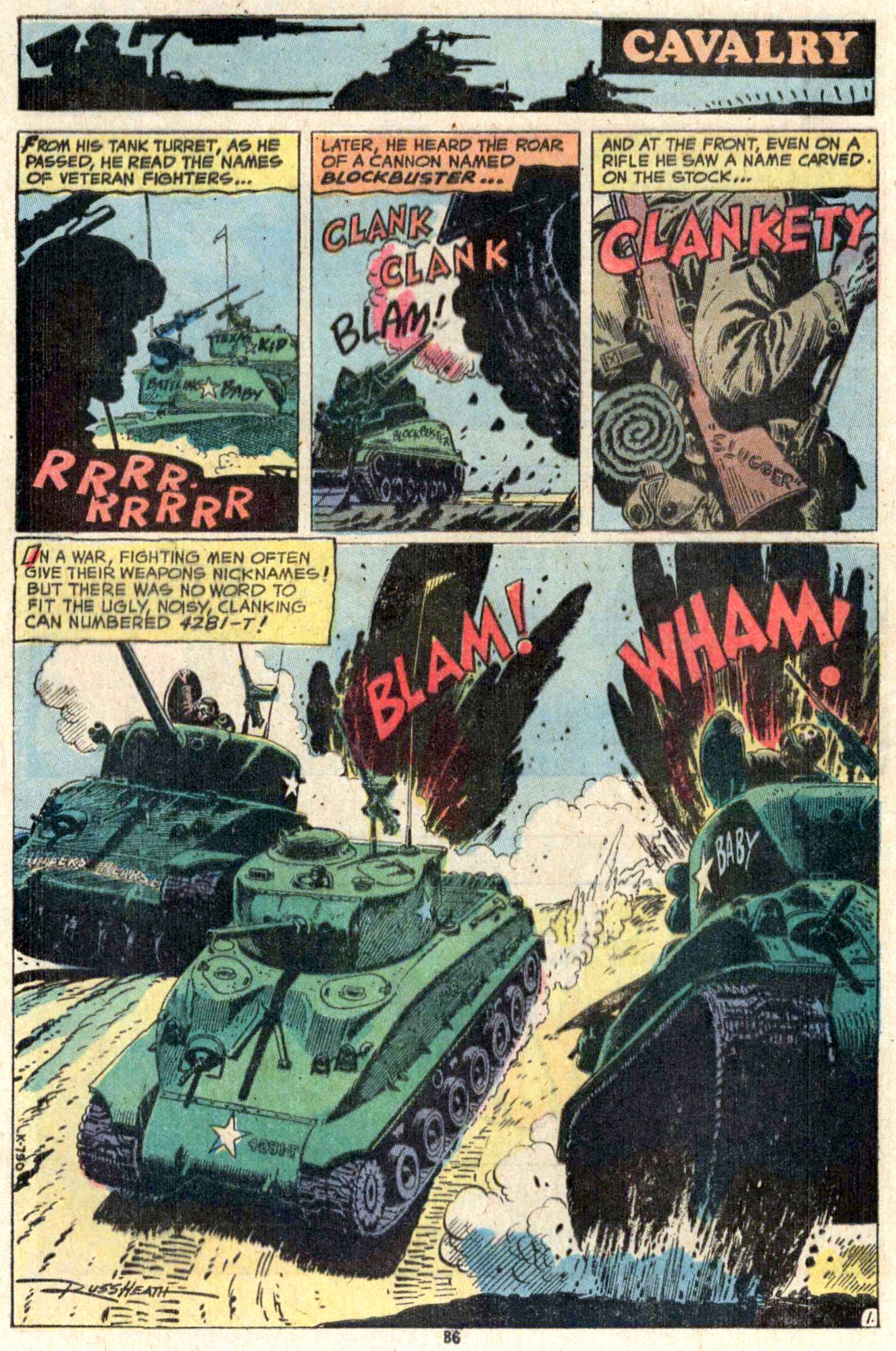 Read online Our Army at War (1952) comic -  Issue #242 - 86