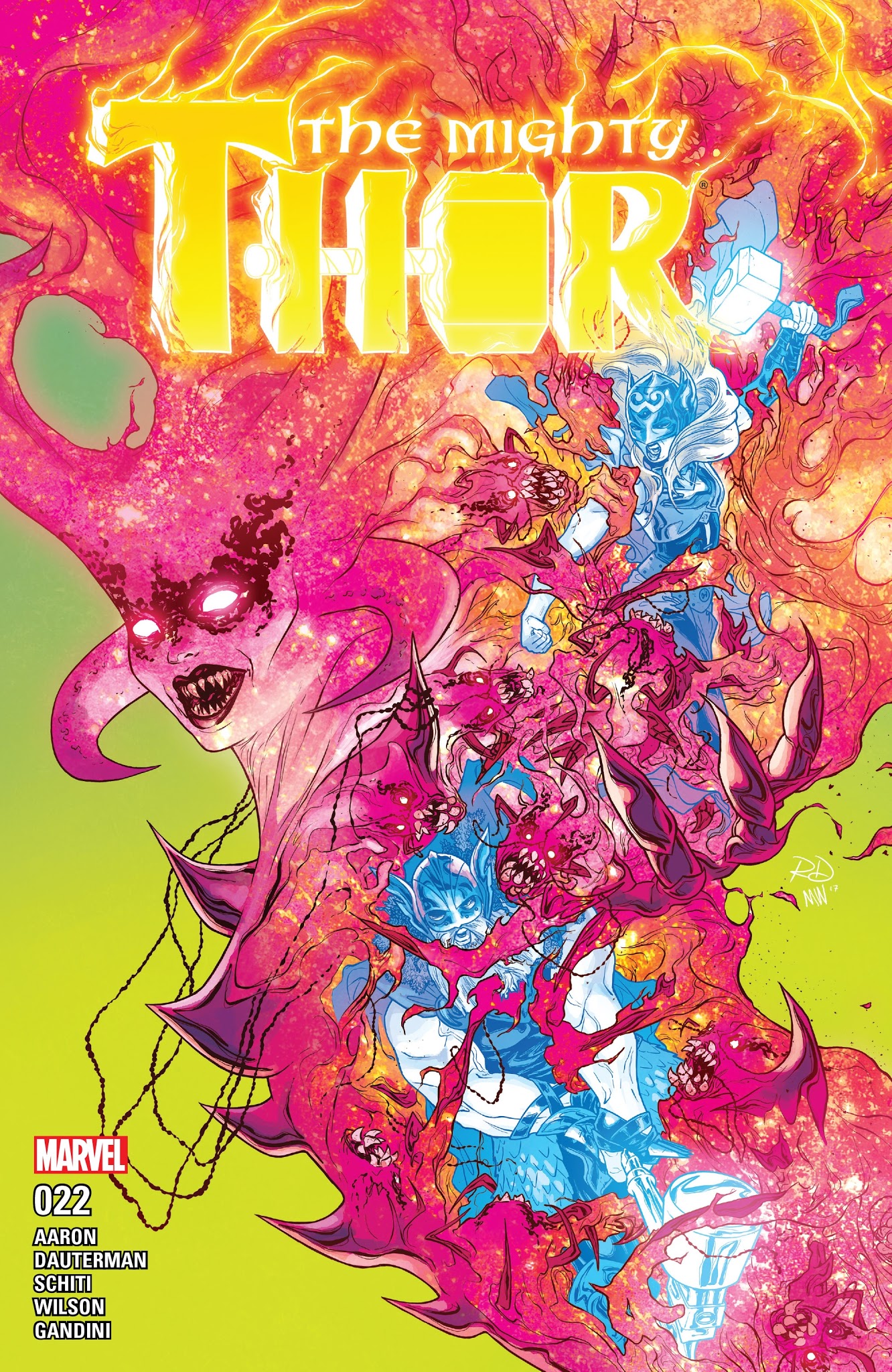 Read online Mighty Thor (2016) comic -  Issue #22 - 1