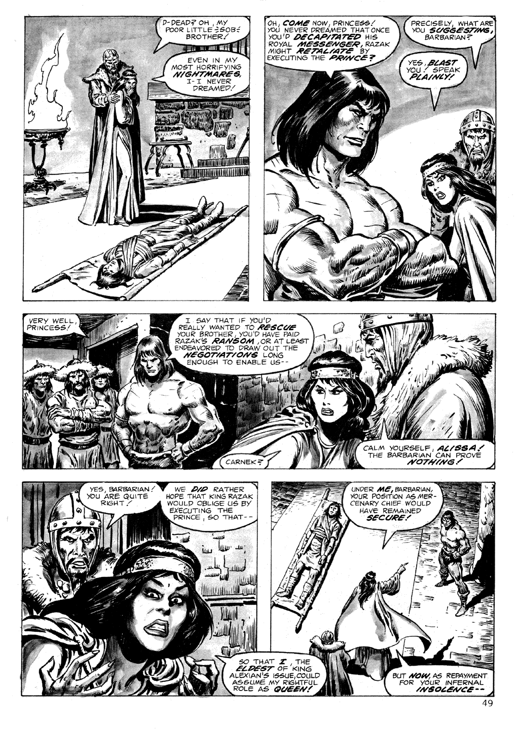 Read online The Savage Sword Of Conan comic -  Issue #71 - 49