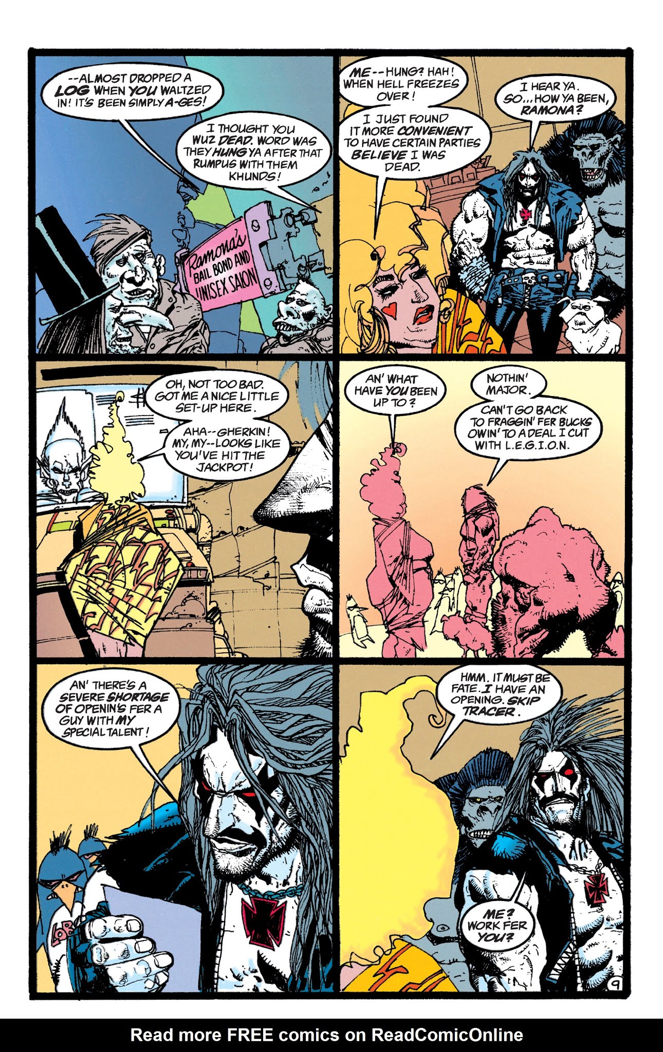 Read online Lobo by Keith Giffen & Alan Grant comic -  Issue # TPB 1 (Part 2) - 71