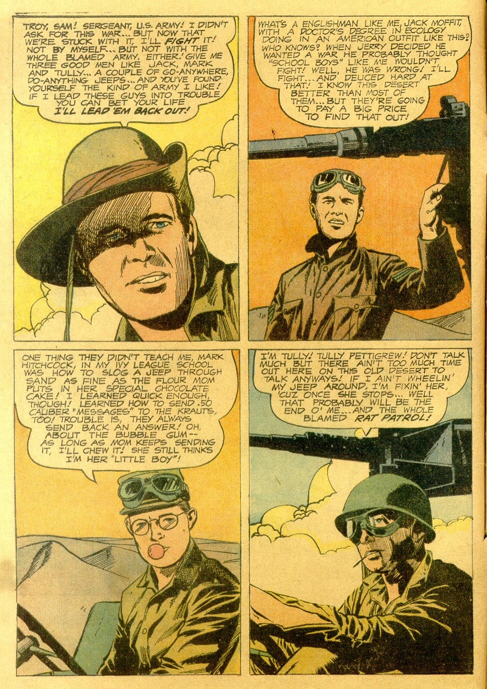 Read online The Rat Patrol comic -  Issue #1 - 4