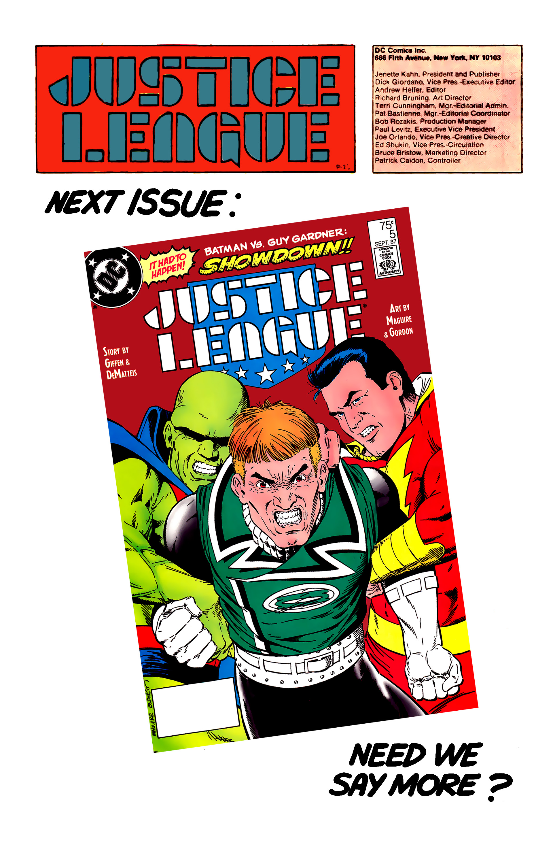 Read online Justice League (1987) comic -  Issue #4 - 24