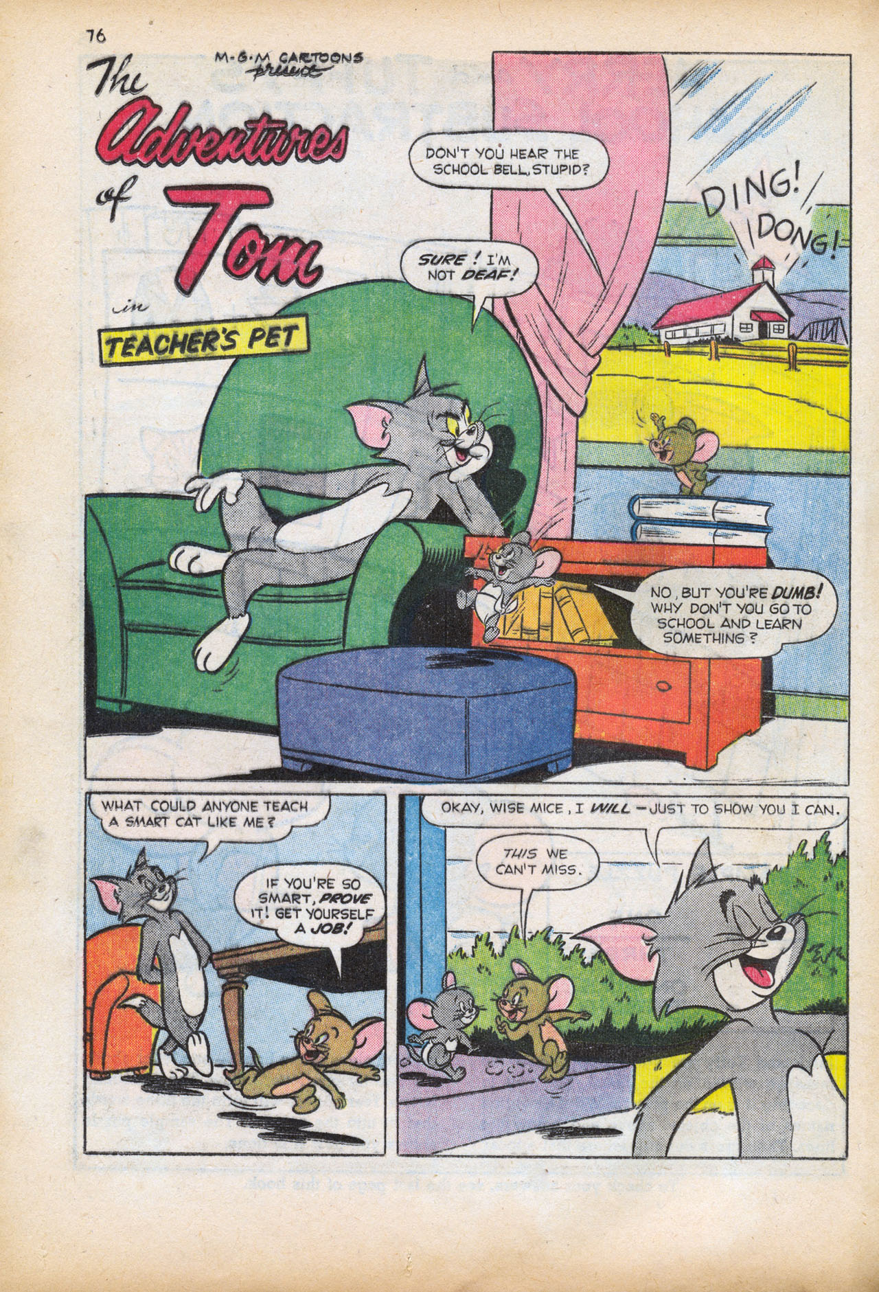 Read online Tom & Jerry's Back to School comic -  Issue # TPB - 78
