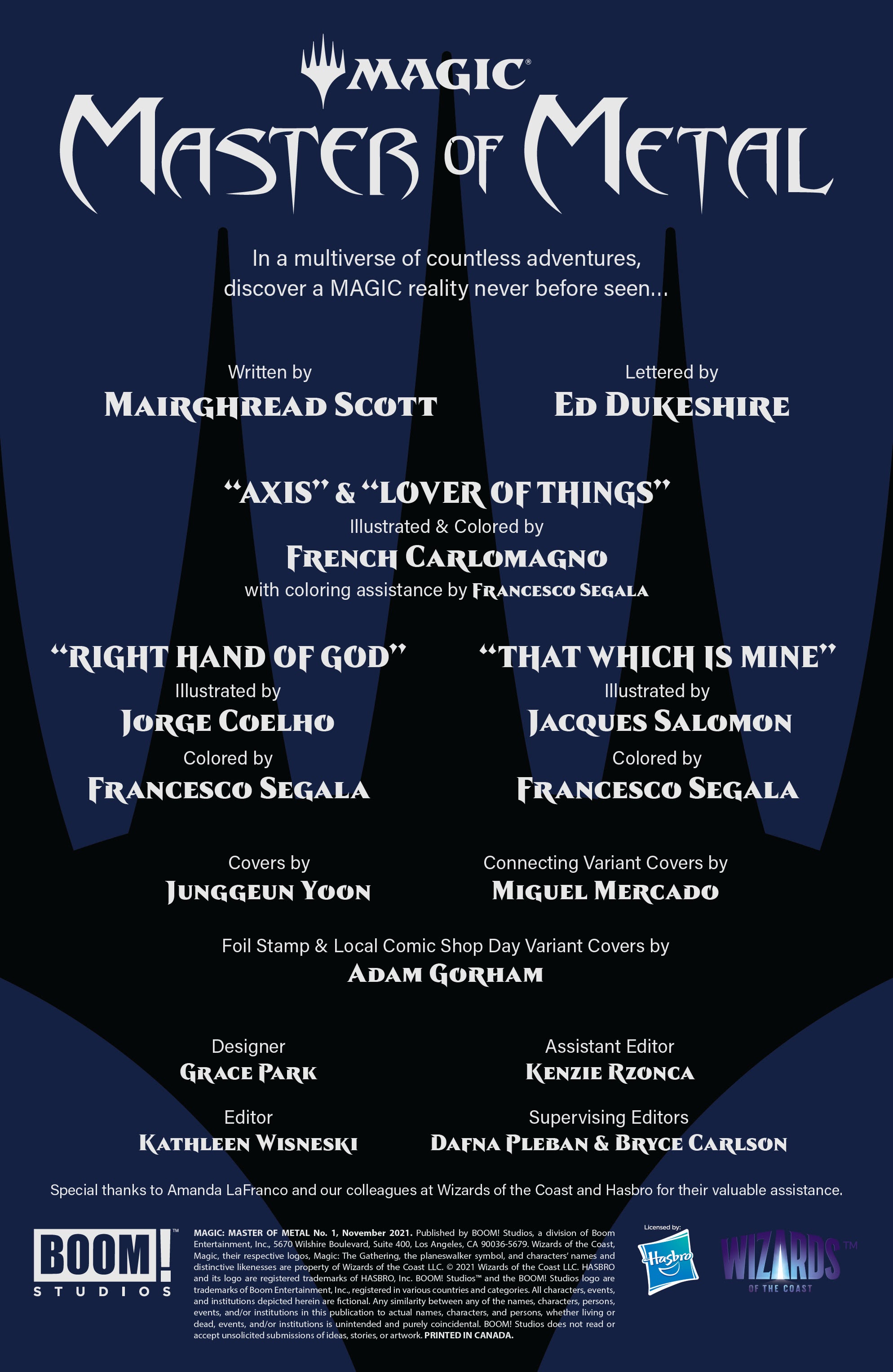 Read online Magic: Master of Metal comic -  Issue #1 - 2