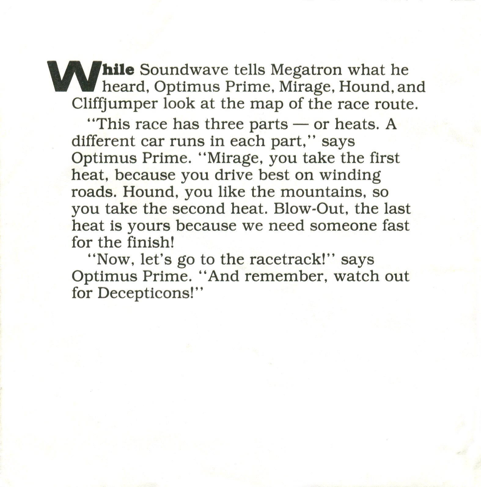 Read online The Transformers: The Great Car Rally comic -  Issue # Full - 7