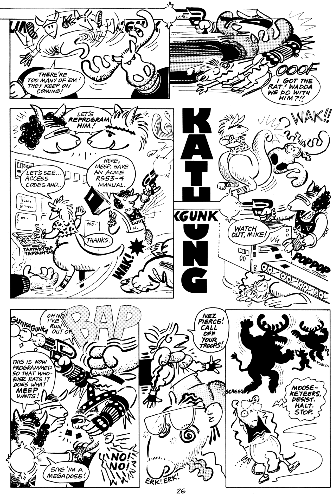 Read online Pre-Teen Dirty-Gene Kung-Fu Kangaroos comic -  Issue #1 - 27