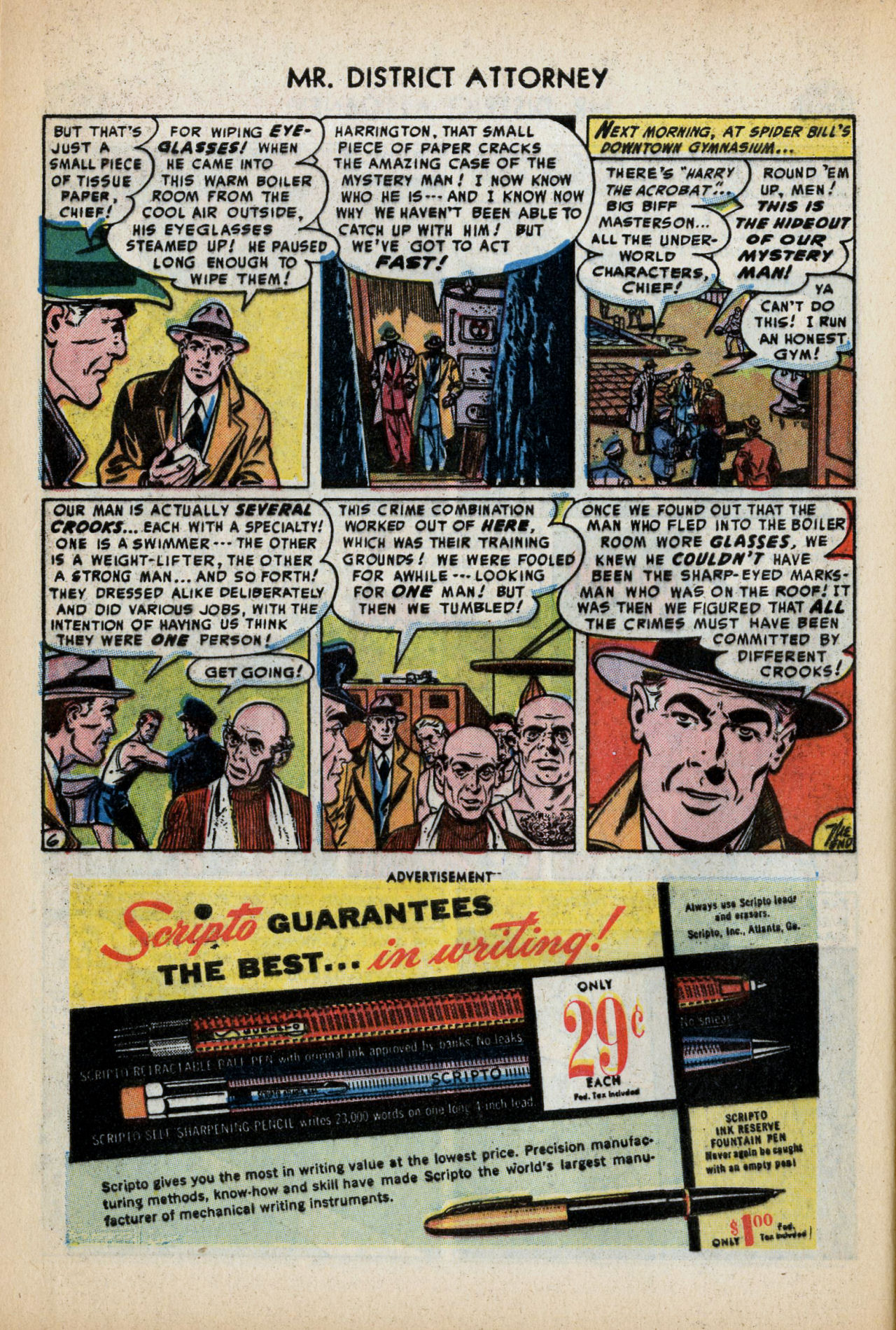 Read online Mr. District Attorney comic -  Issue #36 - 8