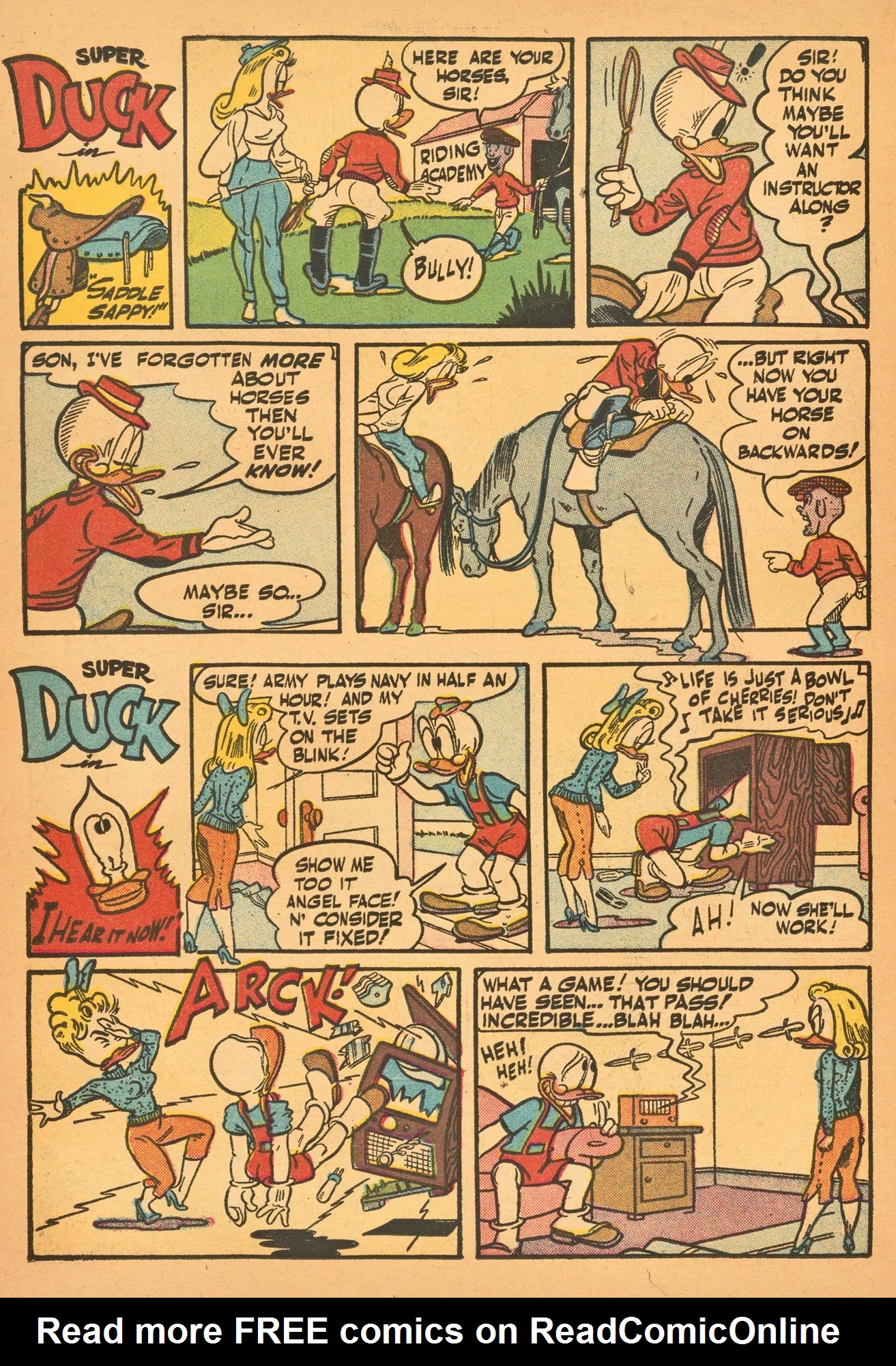 Read online Super Duck Comics comic -  Issue #63 - 22
