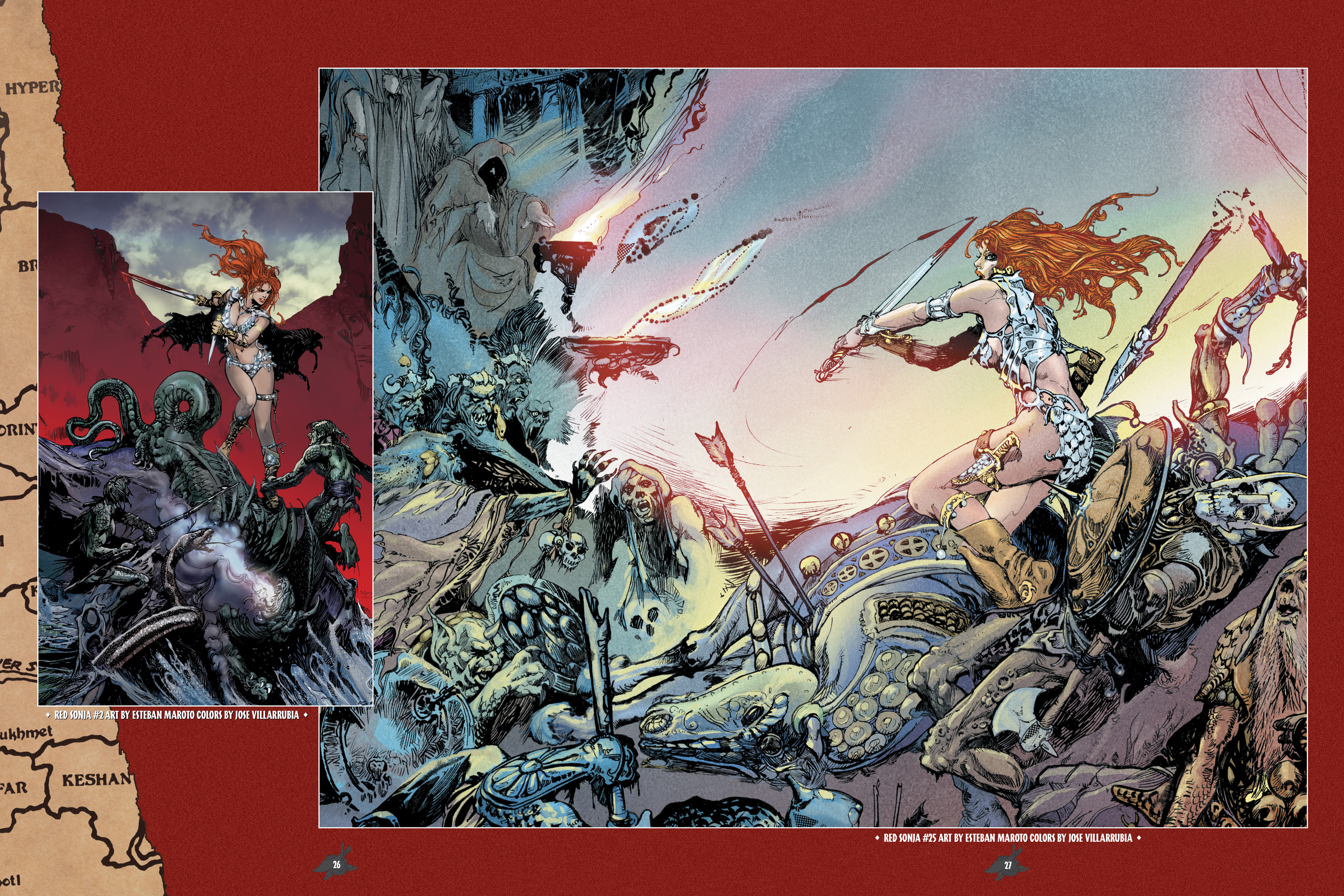 Read online The Art of Red Sonja comic -  Issue # TPB 1 (Part 1) - 27