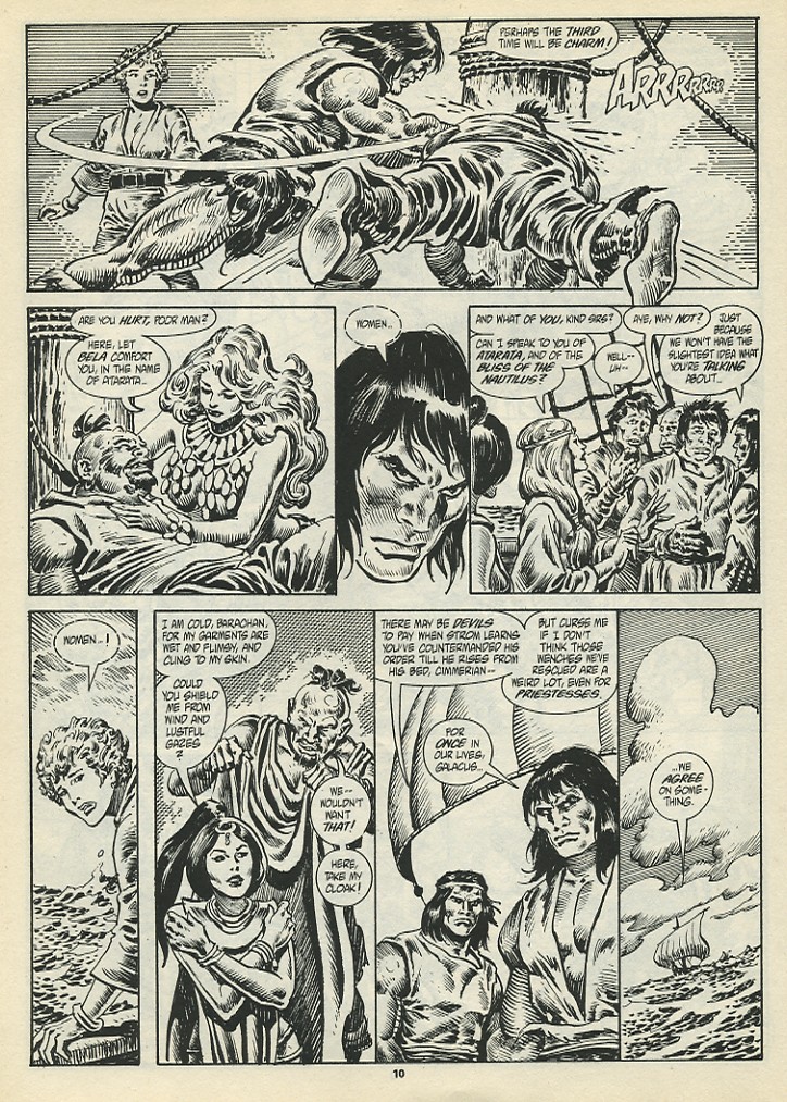 Read online The Savage Sword Of Conan comic -  Issue #198 - 12