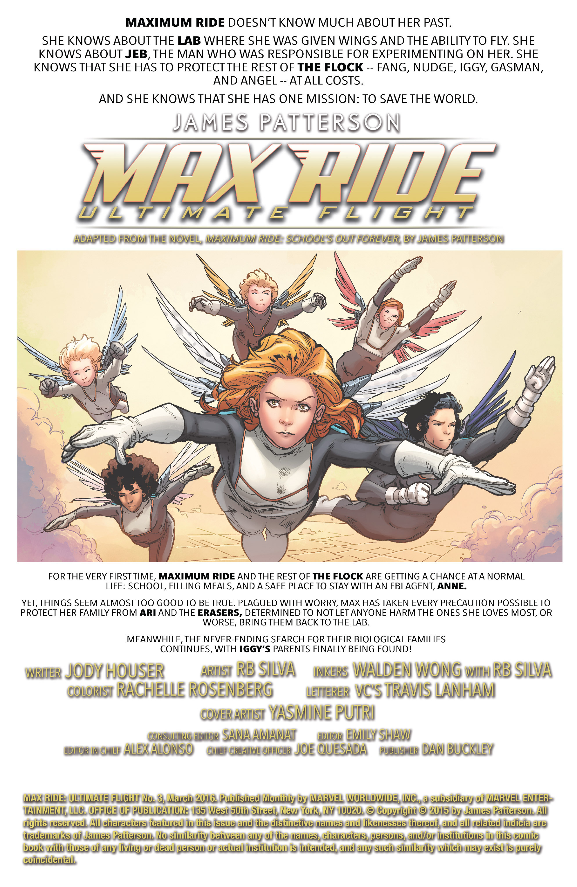 Read online Max Ride: Ultimate Flight comic -  Issue #3 - 2