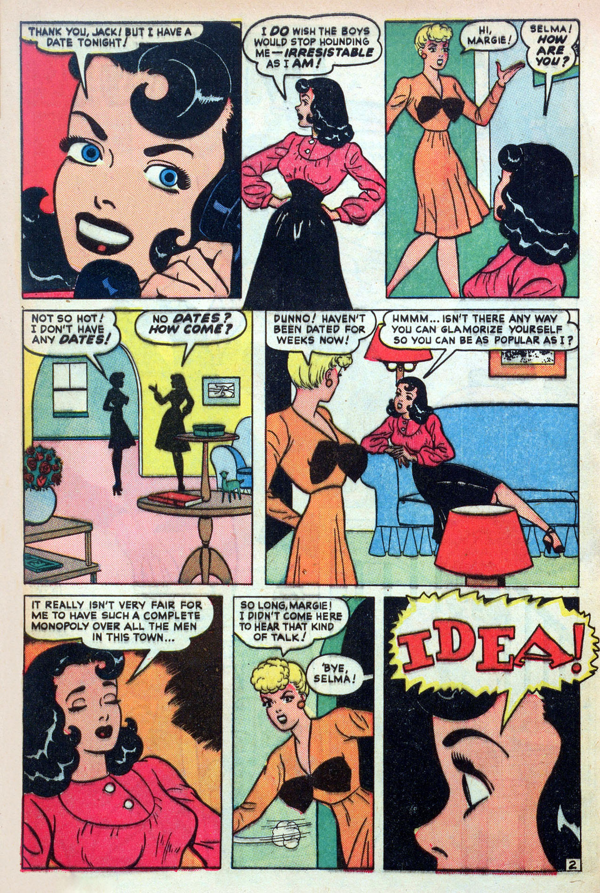 Read online Margie Comics comic -  Issue #42 - 44