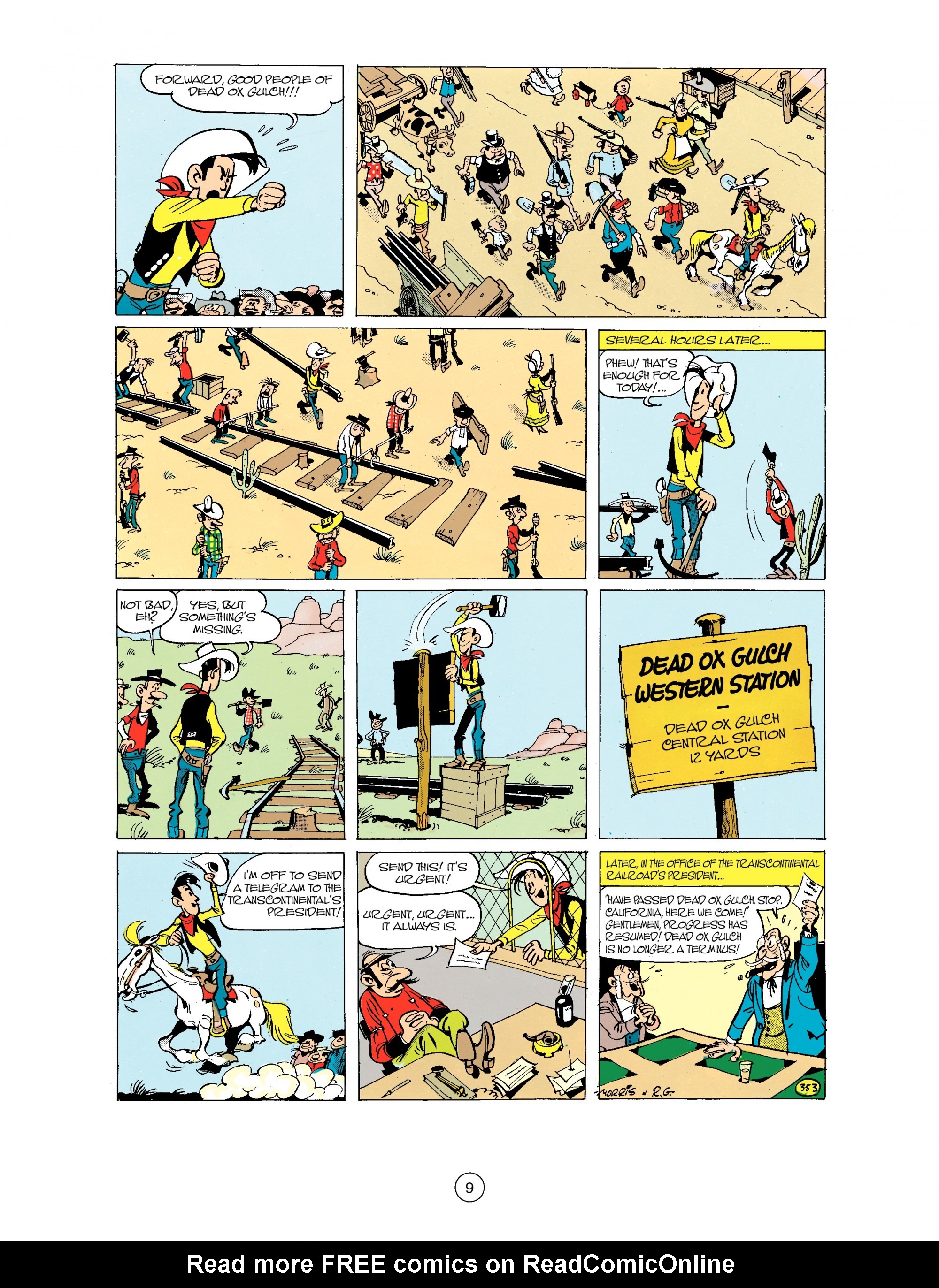 Read online A Lucky Luke Adventure comic -  Issue #32 - 9