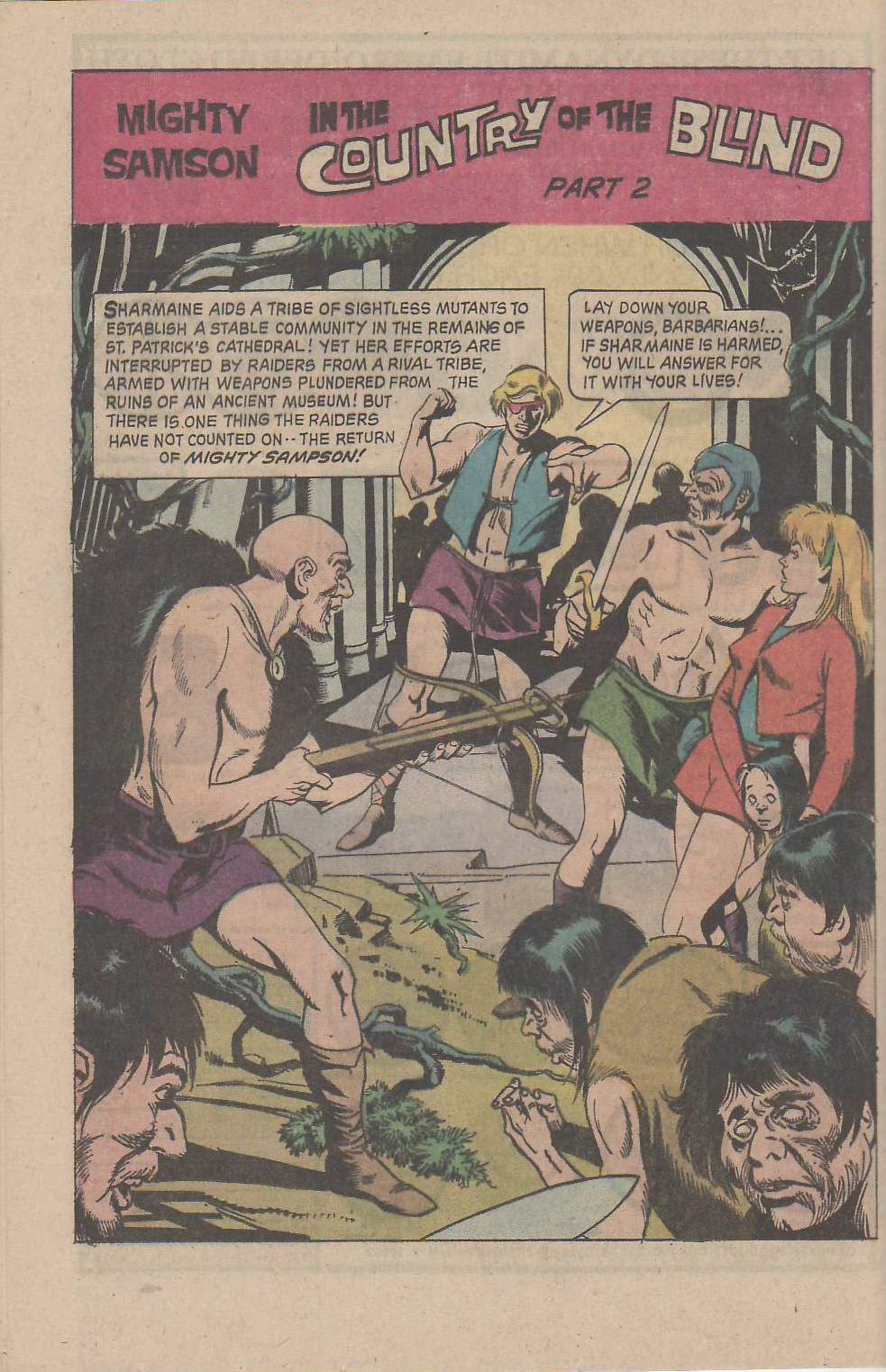 Read online Mighty Samson (1964) comic -  Issue #23 - 20