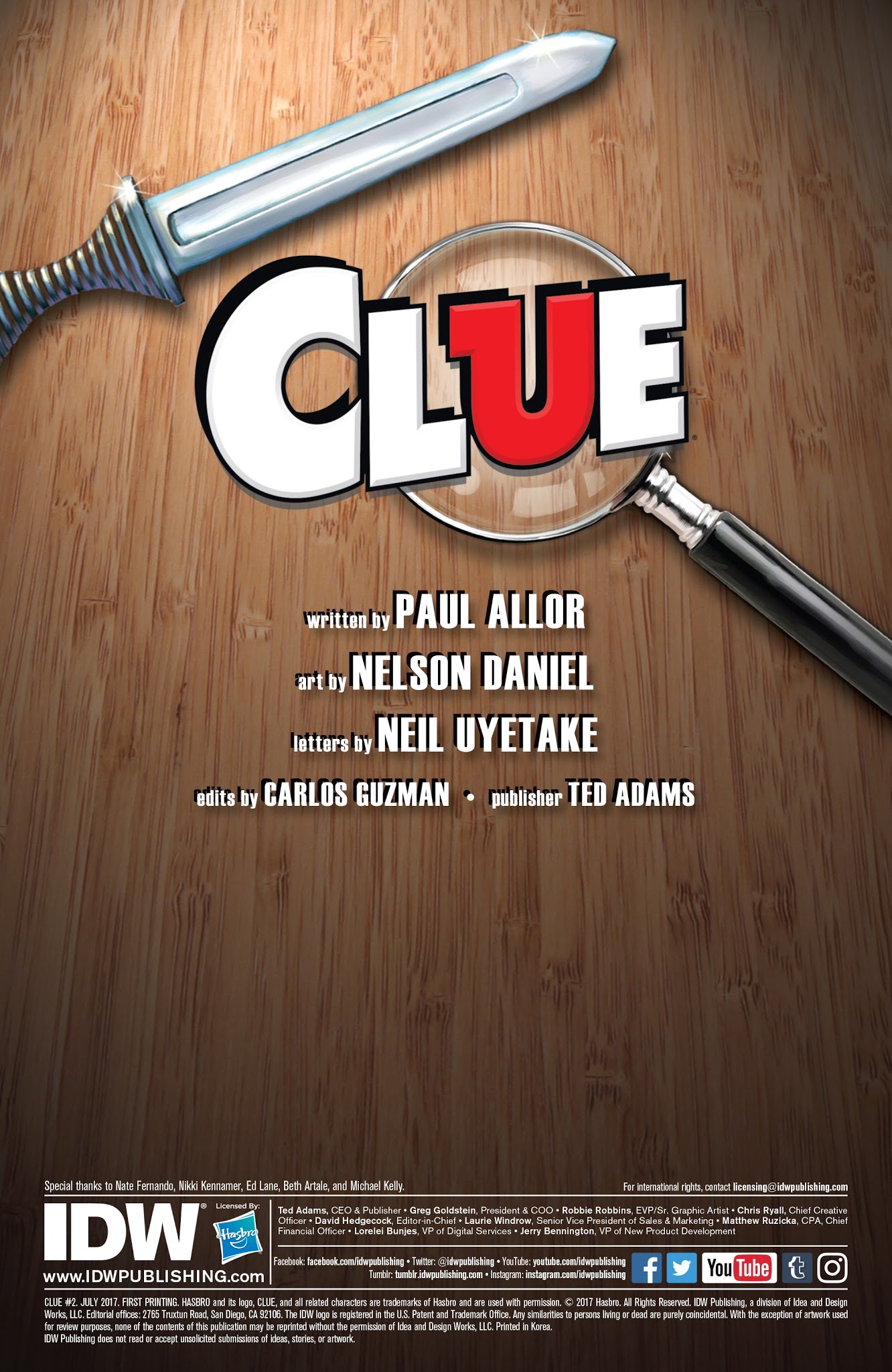 Read online Clue comic -  Issue #2 - 2