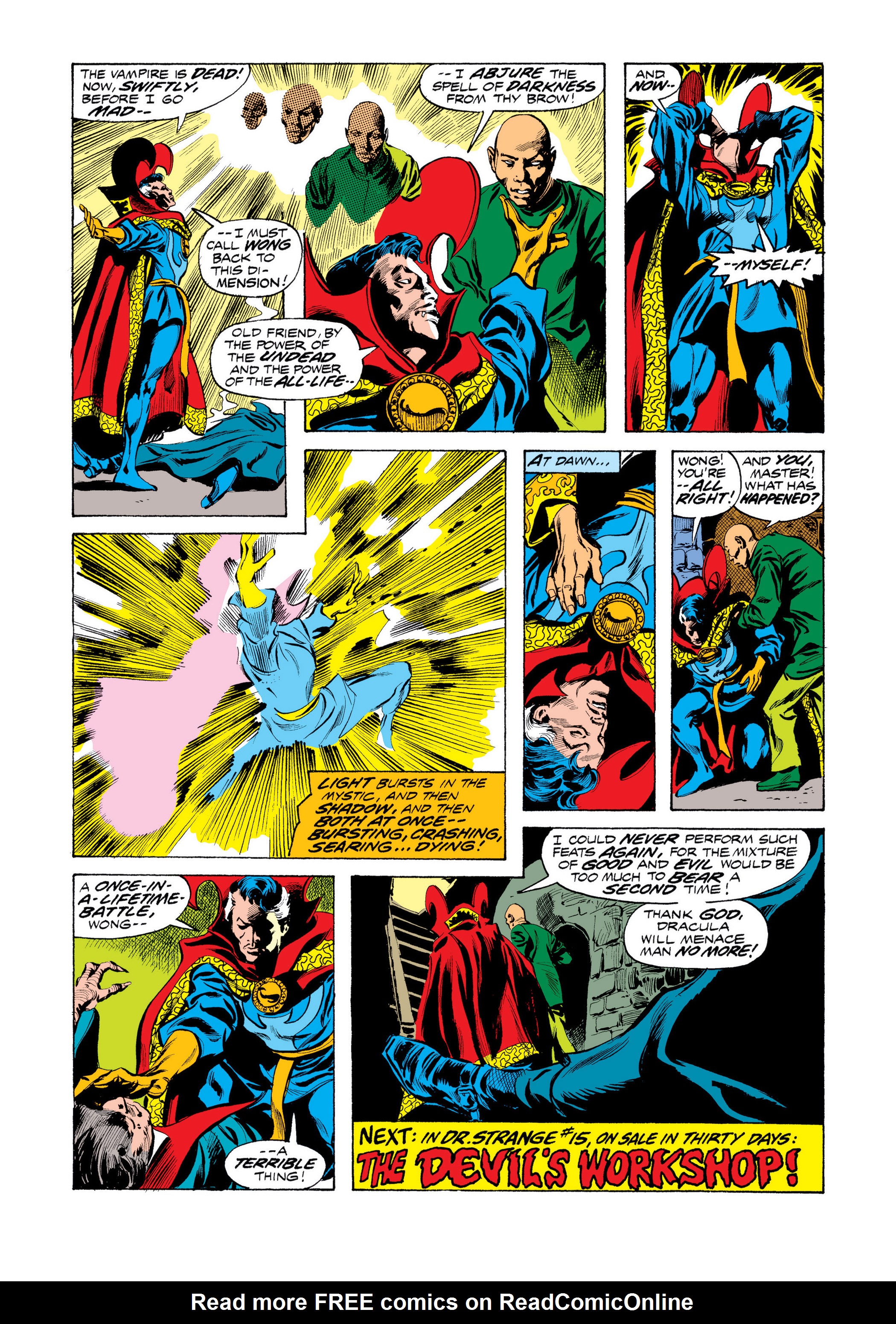 Read online Doctor Strange vs. Dracula comic -  Issue # TPB - 39
