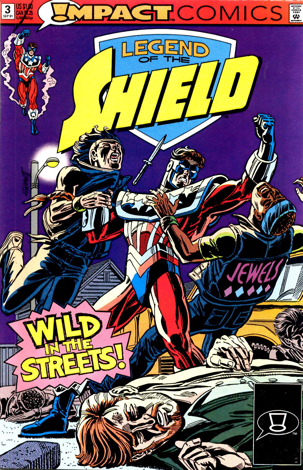 Read online Legend of the Shield comic -  Issue #3 - 1