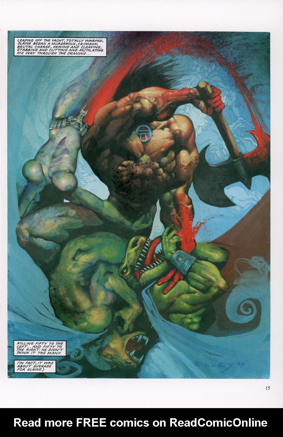 Read online Slaine: The Horned God (1993) comic -  Issue #5 - 16