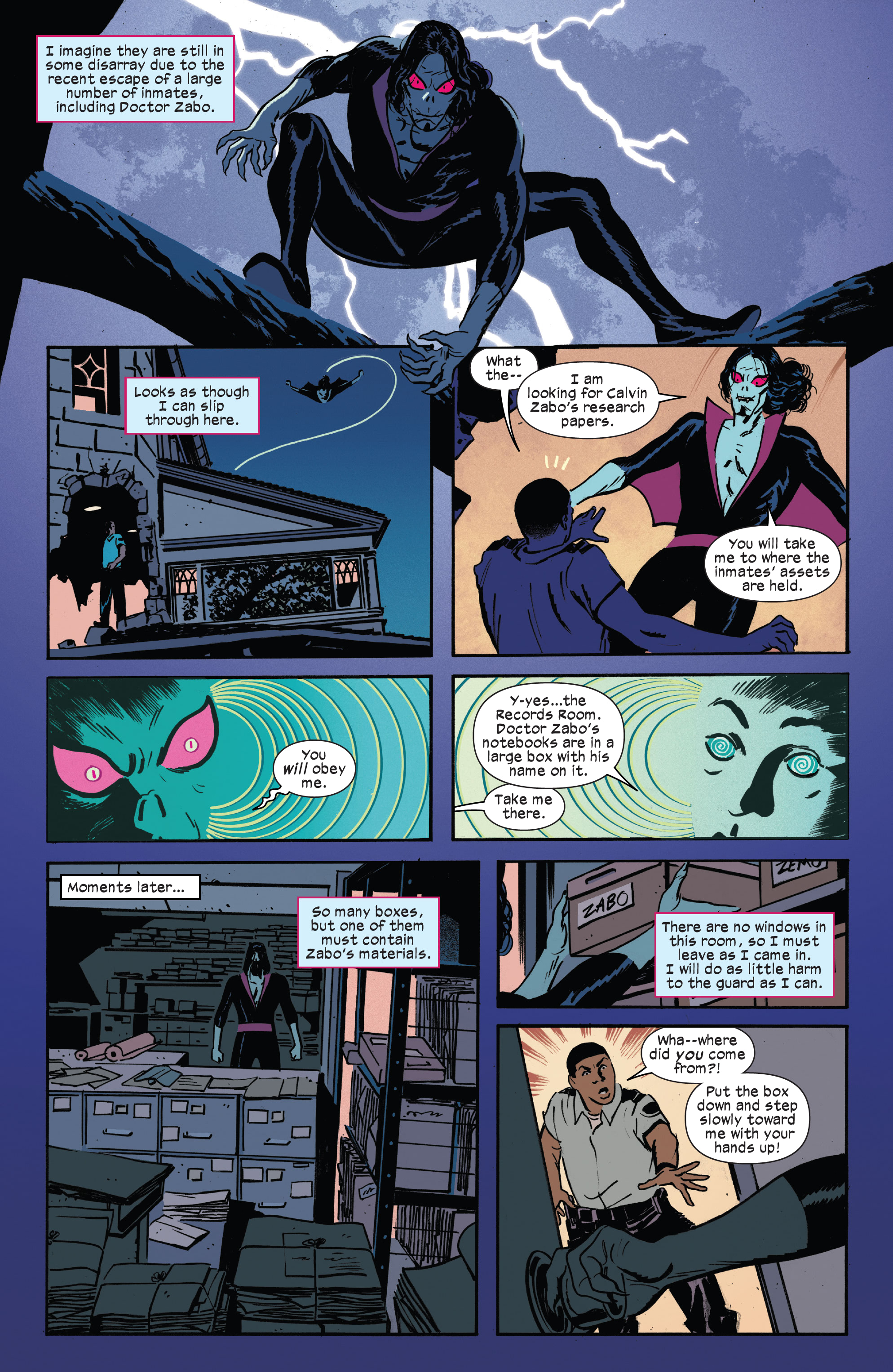 Read online Morbius: Bond Of Blood comic -  Issue #1 - 12
