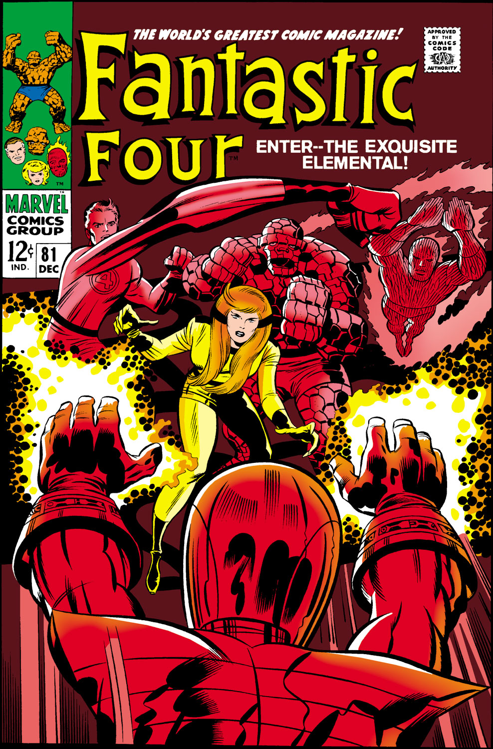 Read online Fantastic Four (1961) comic -  Issue #81 - 1