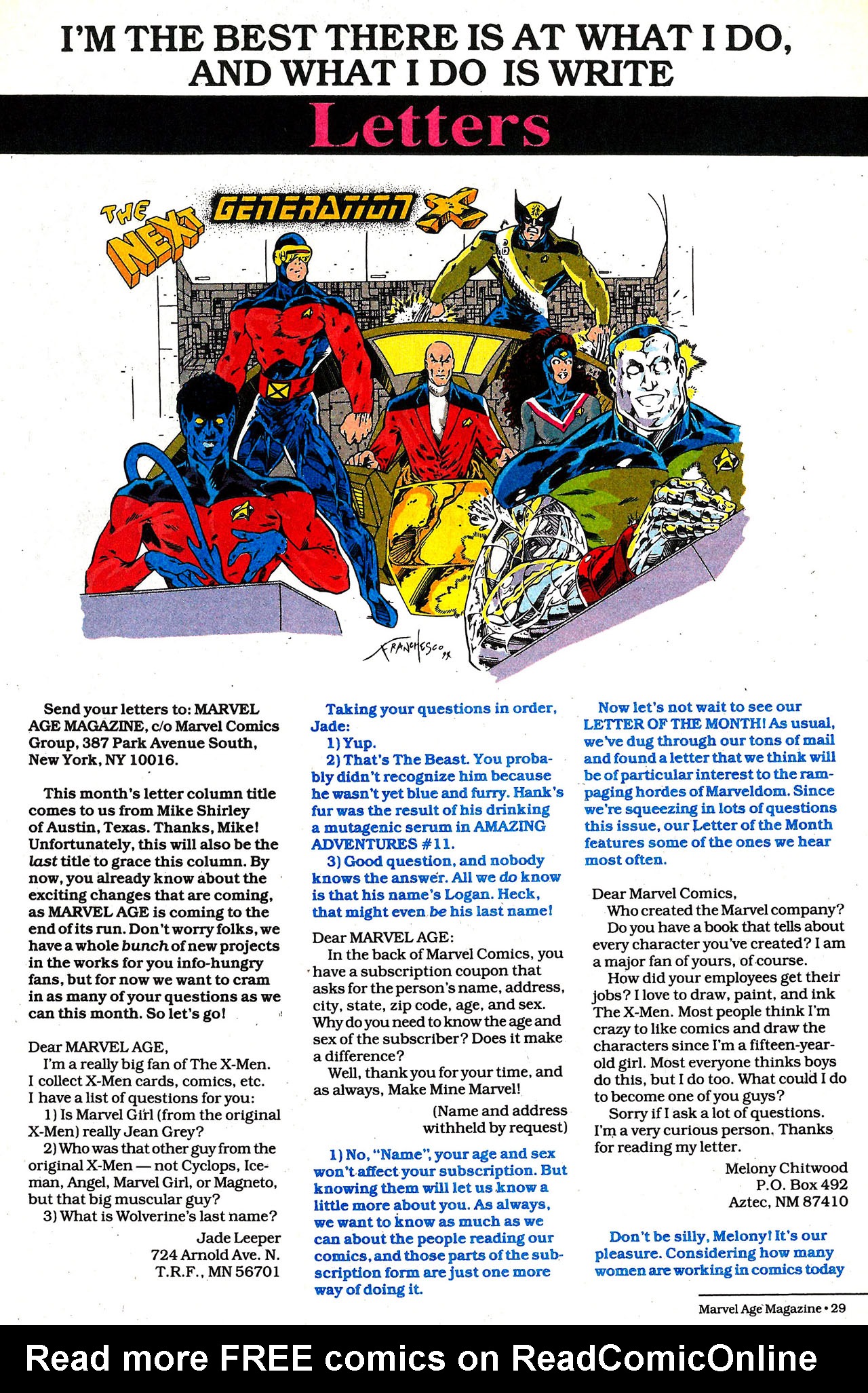 Read online Marvel Age comic -  Issue #140 - 24