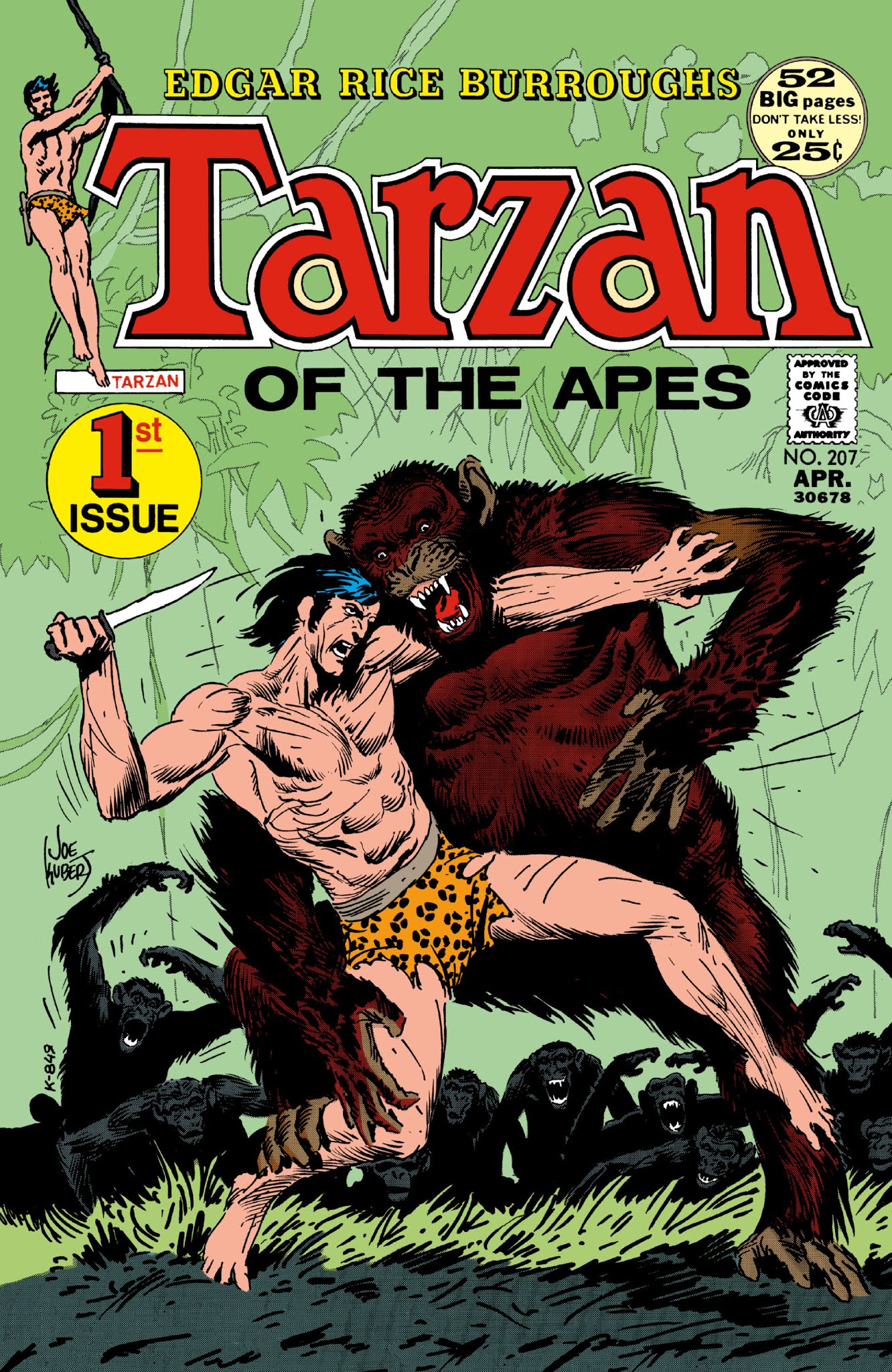 Read online Edgar Rice Burroughs' Tarzan The Joe Kubert Years comic -  Issue # TPB 1 (Part 1) - 10