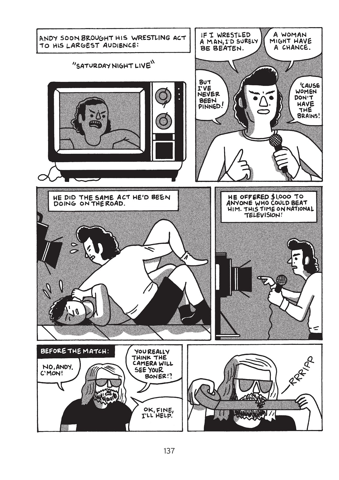 Read online Is This Guy For Real?: The Unbelievable Andy Kaufman comic -  Issue # TPB (Part 2) - 43
