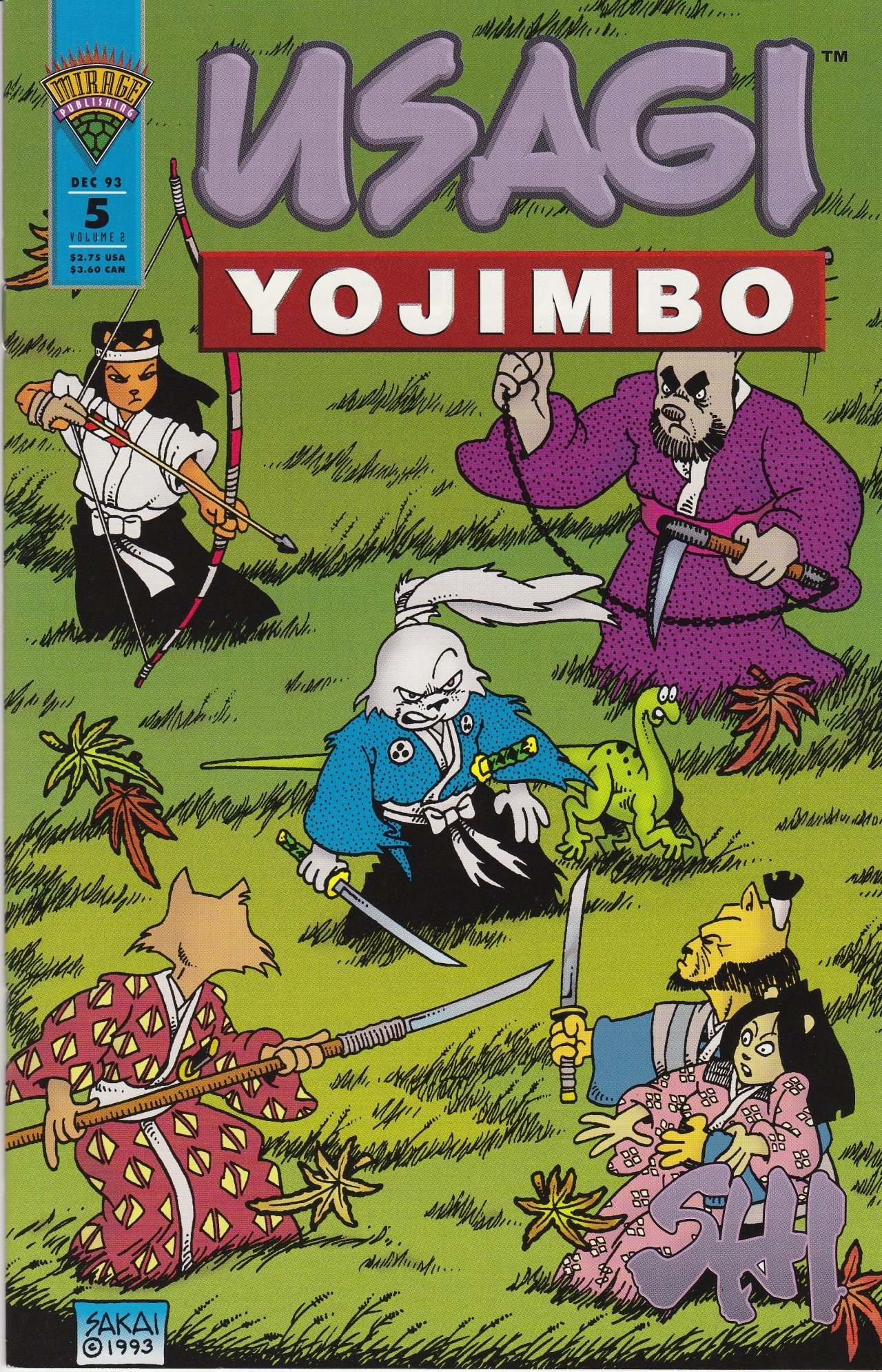 Read online Usagi Yojimbo (1993) comic -  Issue #5 - 1