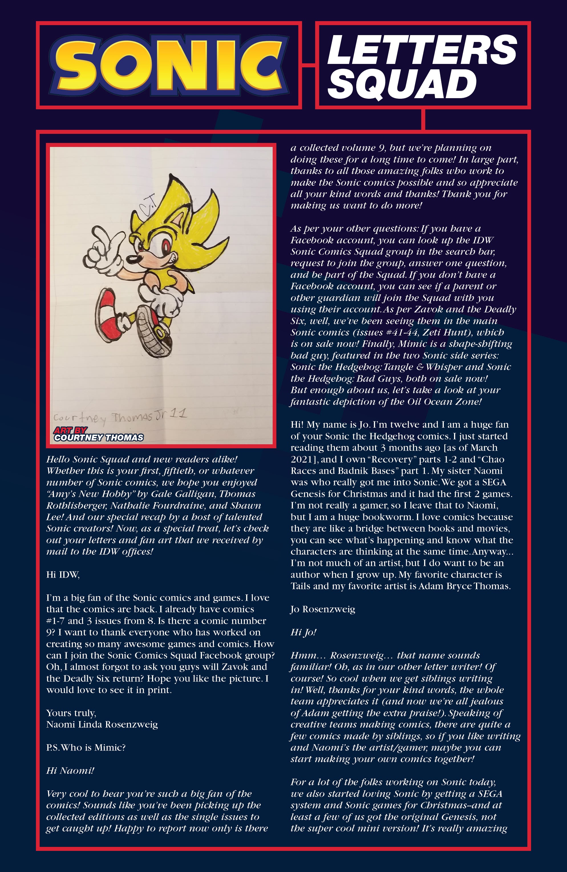 Read online Free Comic Book Day 2021 comic -  Issue # Sonic the Hedgehog 30th Anniversary Special - 25