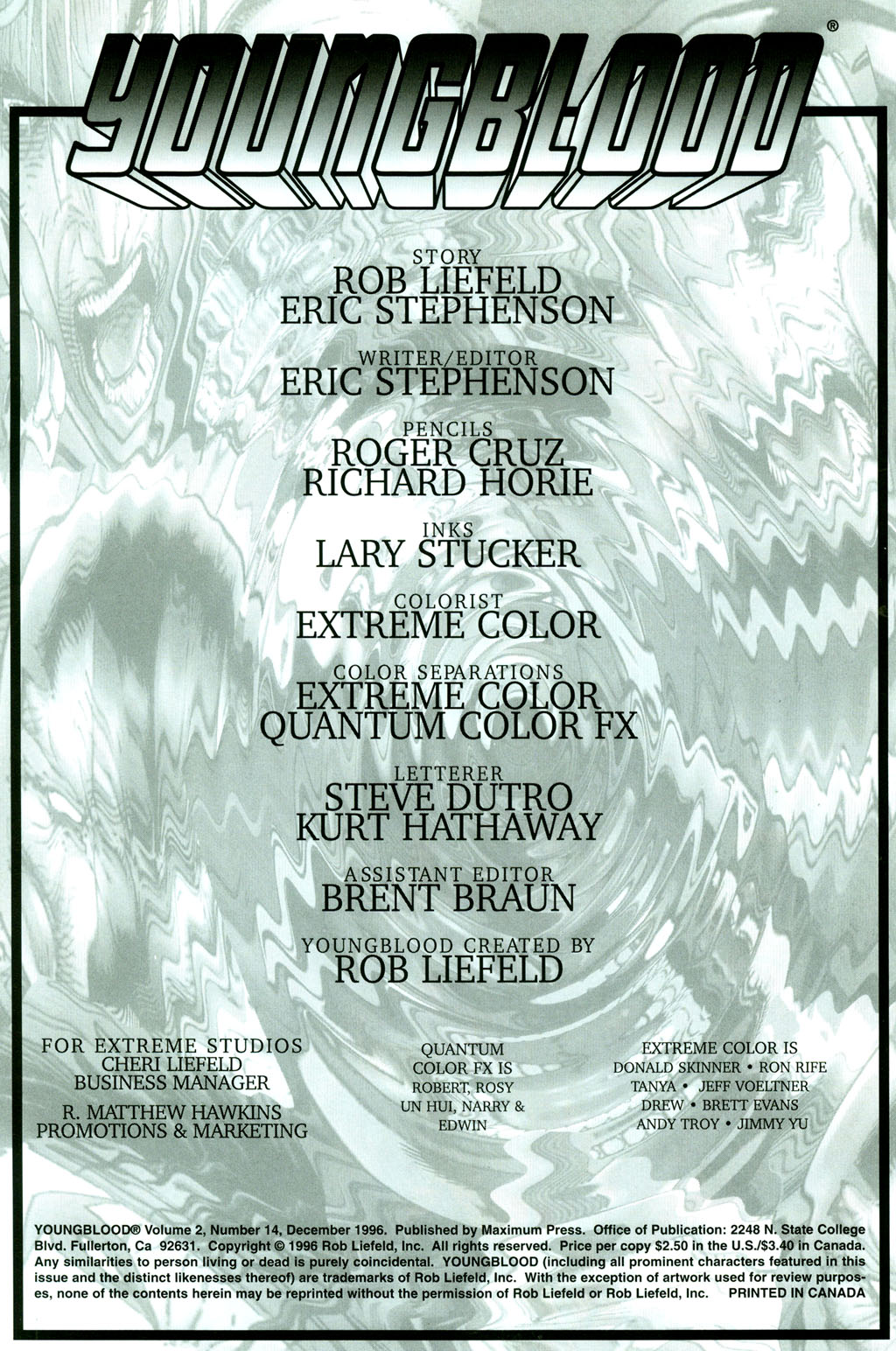 Read online Youngblood (1995) comic -  Issue #14 - 2