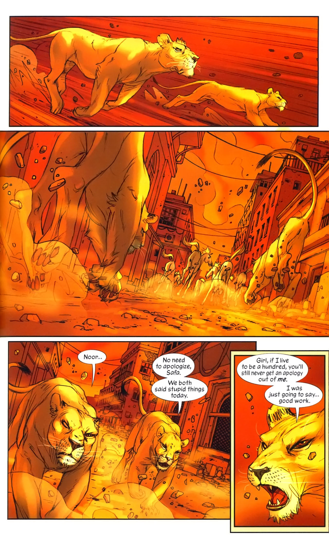 Read online Pride of Baghdad comic -  Issue # Full - 81