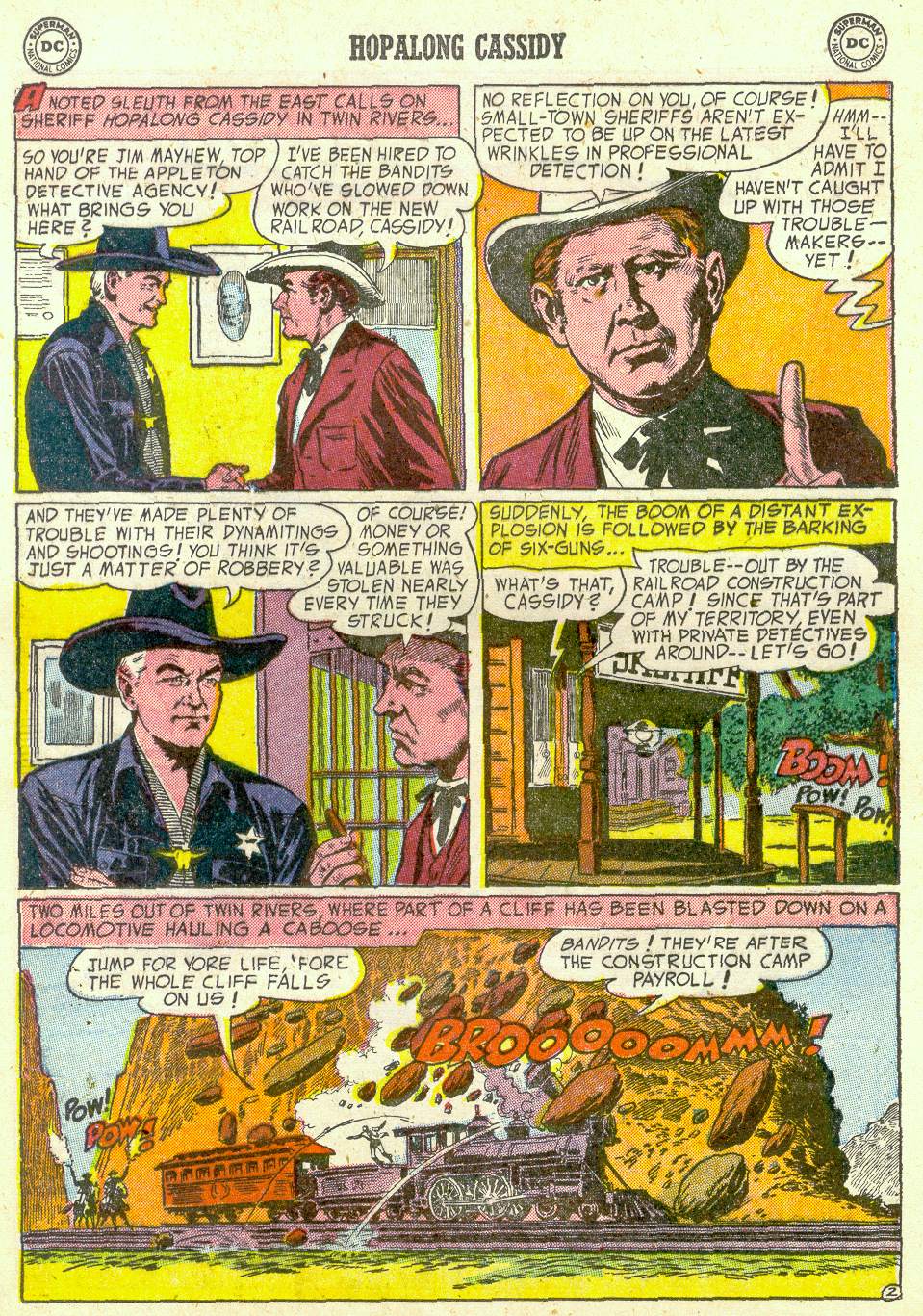 Read online Hopalong Cassidy comic -  Issue #90 - 16