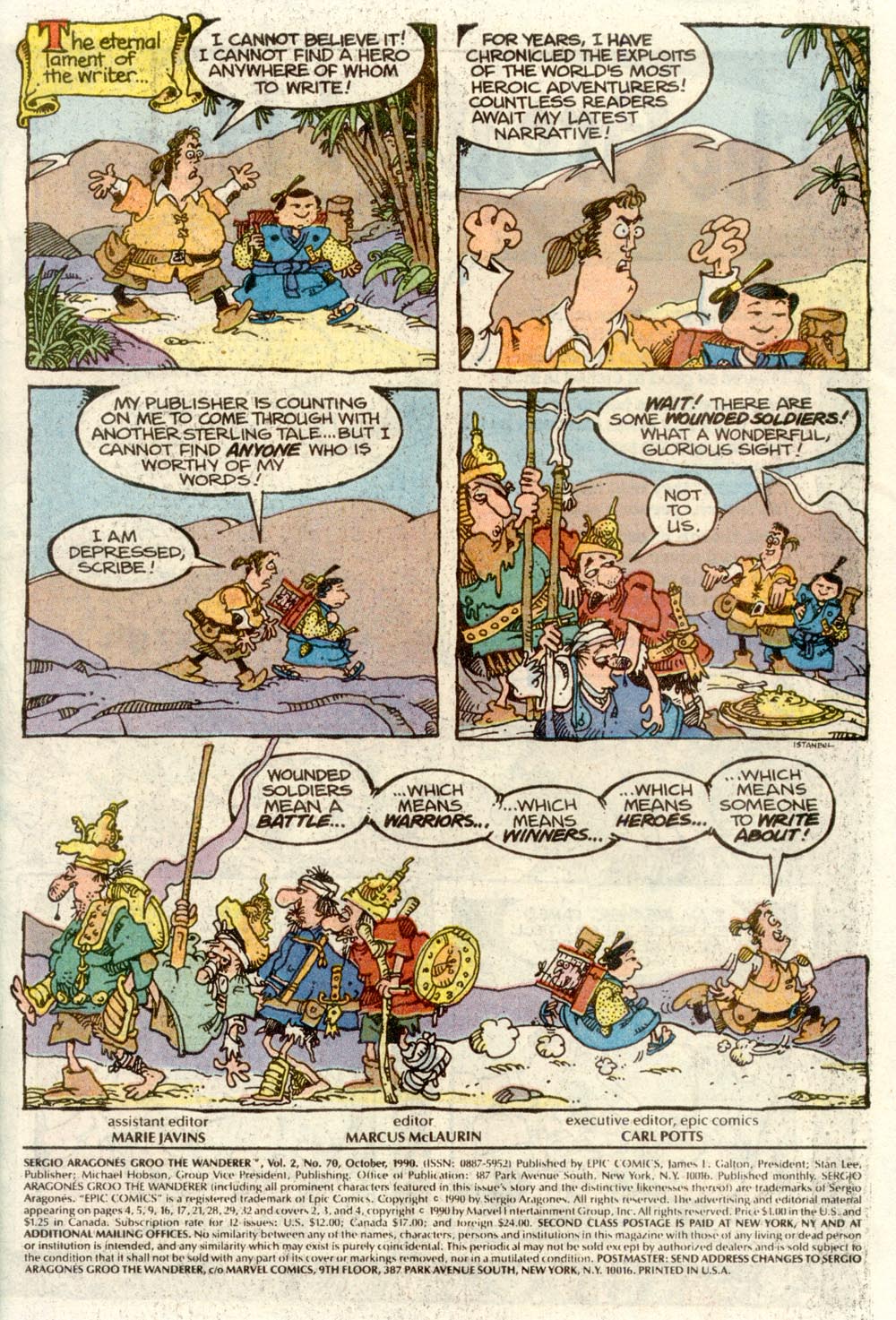 Read online Sergio Aragonés Groo the Wanderer comic -  Issue #70 - 2