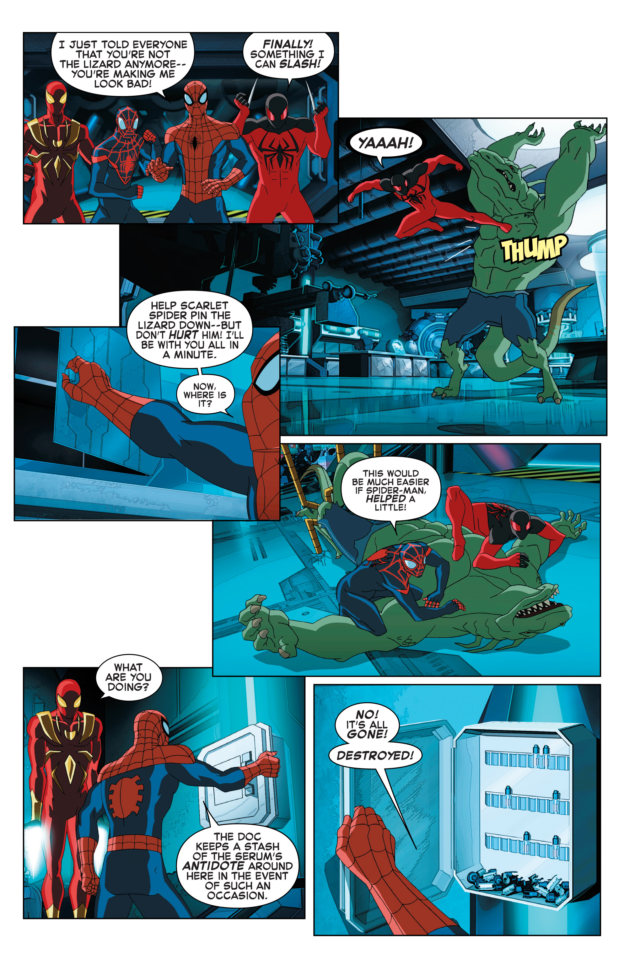 Read online Marvel Universe Ultimate Spider-Man Vs. The Sinister Six comic -  Issue #5 - 6