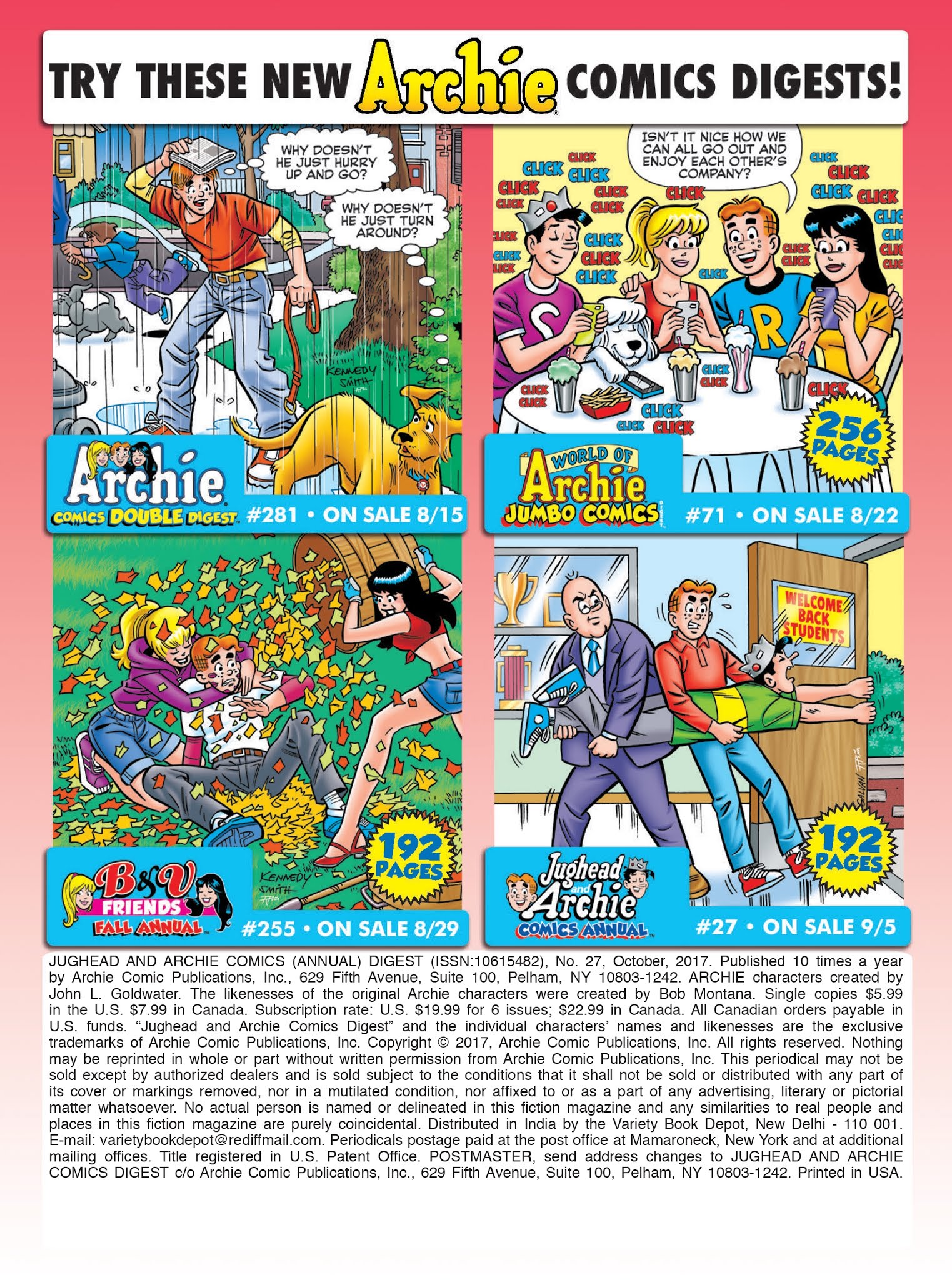 Read online Jughead and Archie Double Digest comic -  Issue #27 - 178