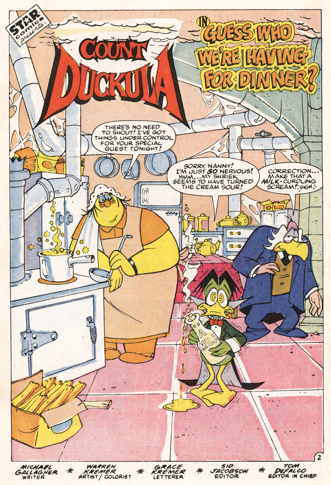 Read online Count Duckula comic -  Issue #5 - 4