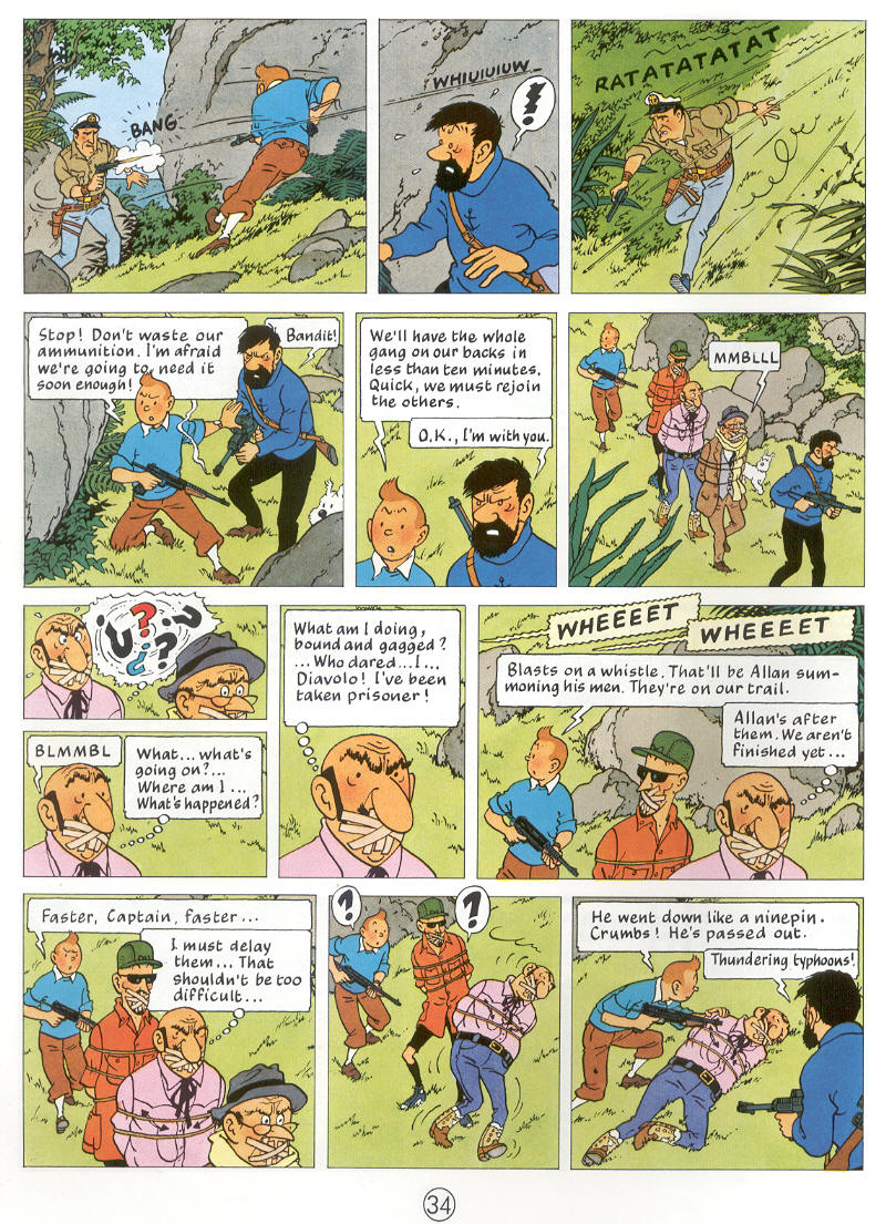 Read online The Adventures of Tintin comic -  Issue #22 - 35