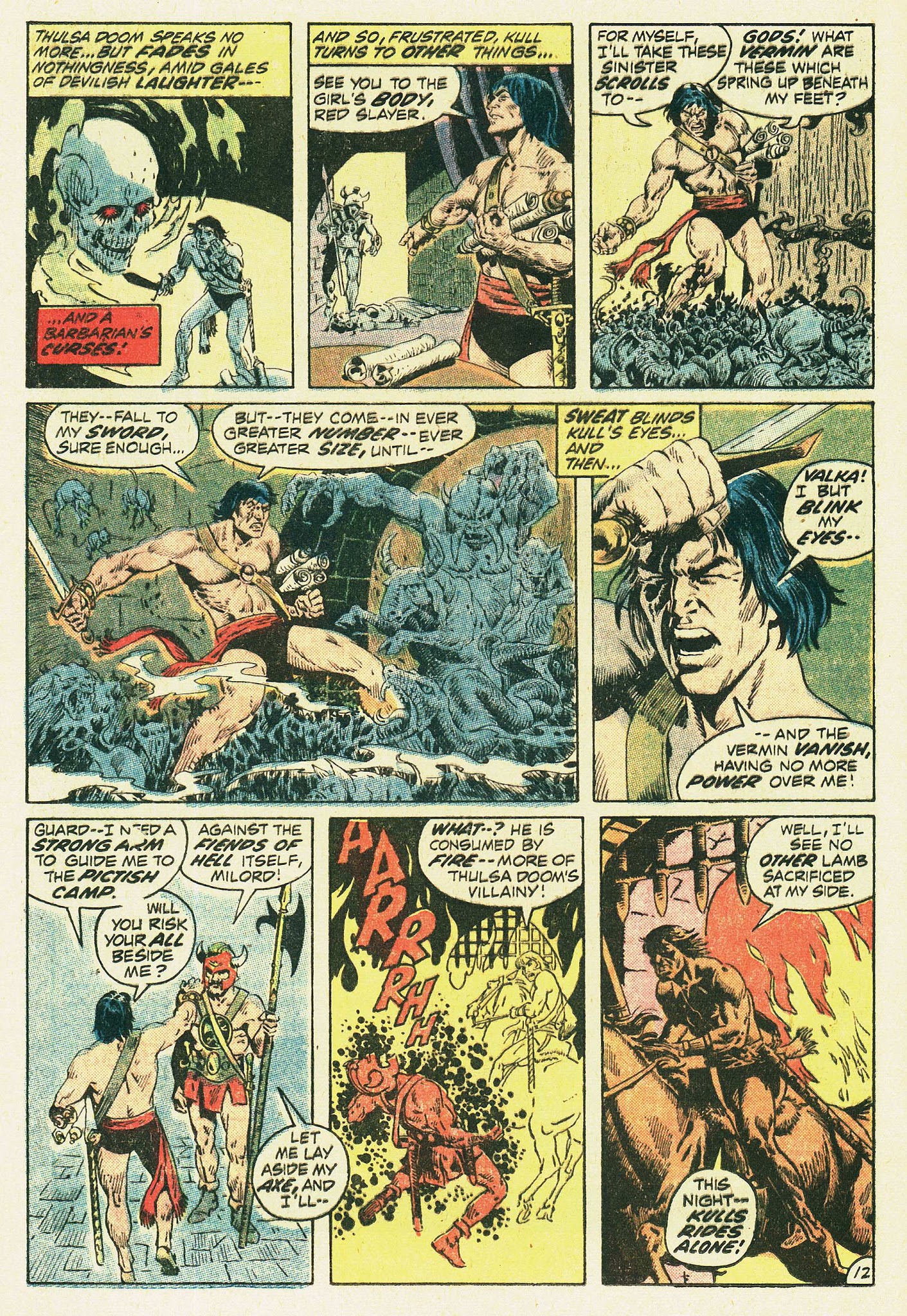 Read online Kull, the Conqueror (1971) comic -  Issue #3 - 13