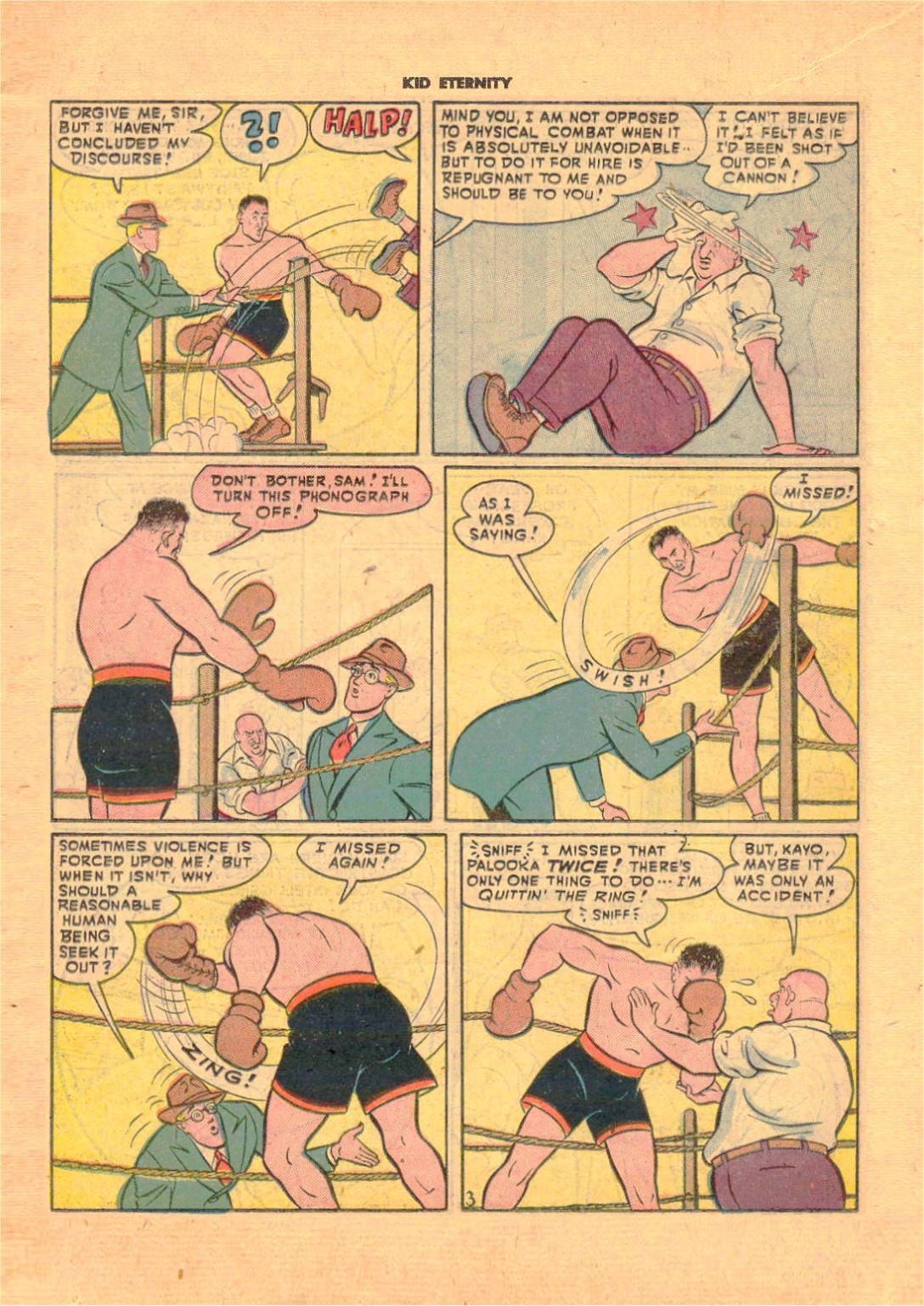 Read online Kid Eternity (1946) comic -  Issue #8 - 28