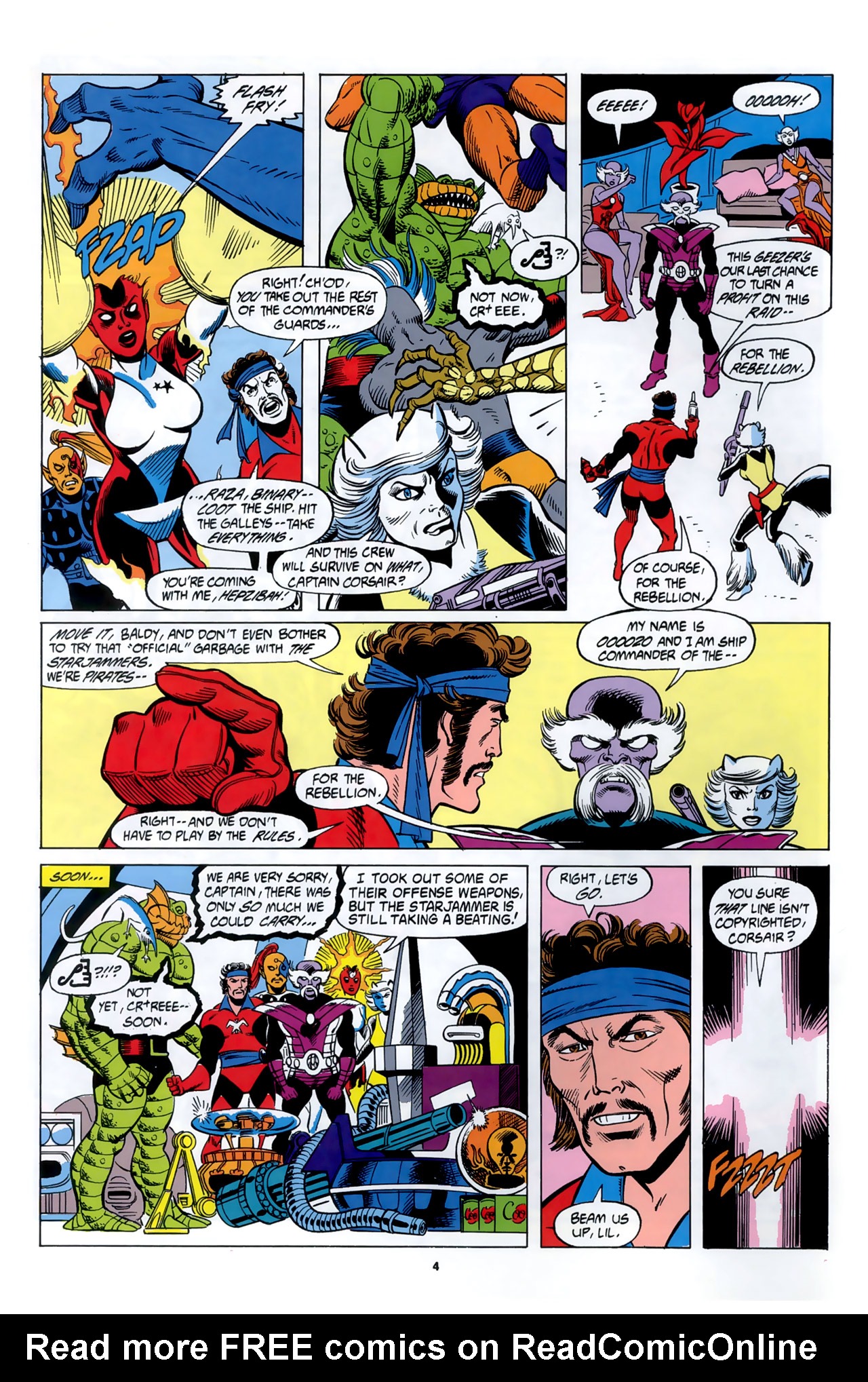 Read online X-Men Spotlight On...Starjammers comic -  Issue #1 - 6